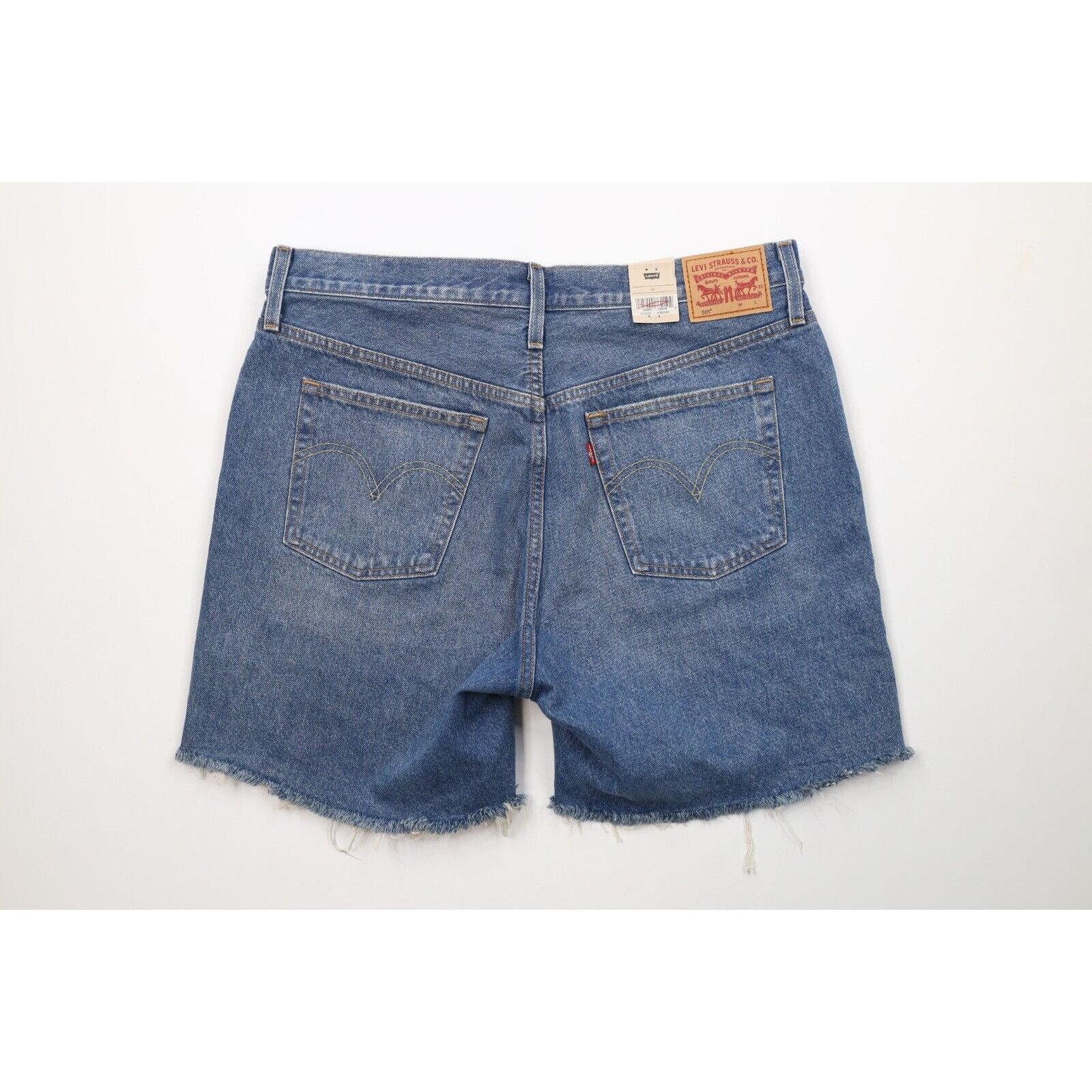 Levi's New Levis 501 Original Fit Button Fly Cut Off Denim Shorts Size US 34 / EU 50 - 8 Thumbnail
