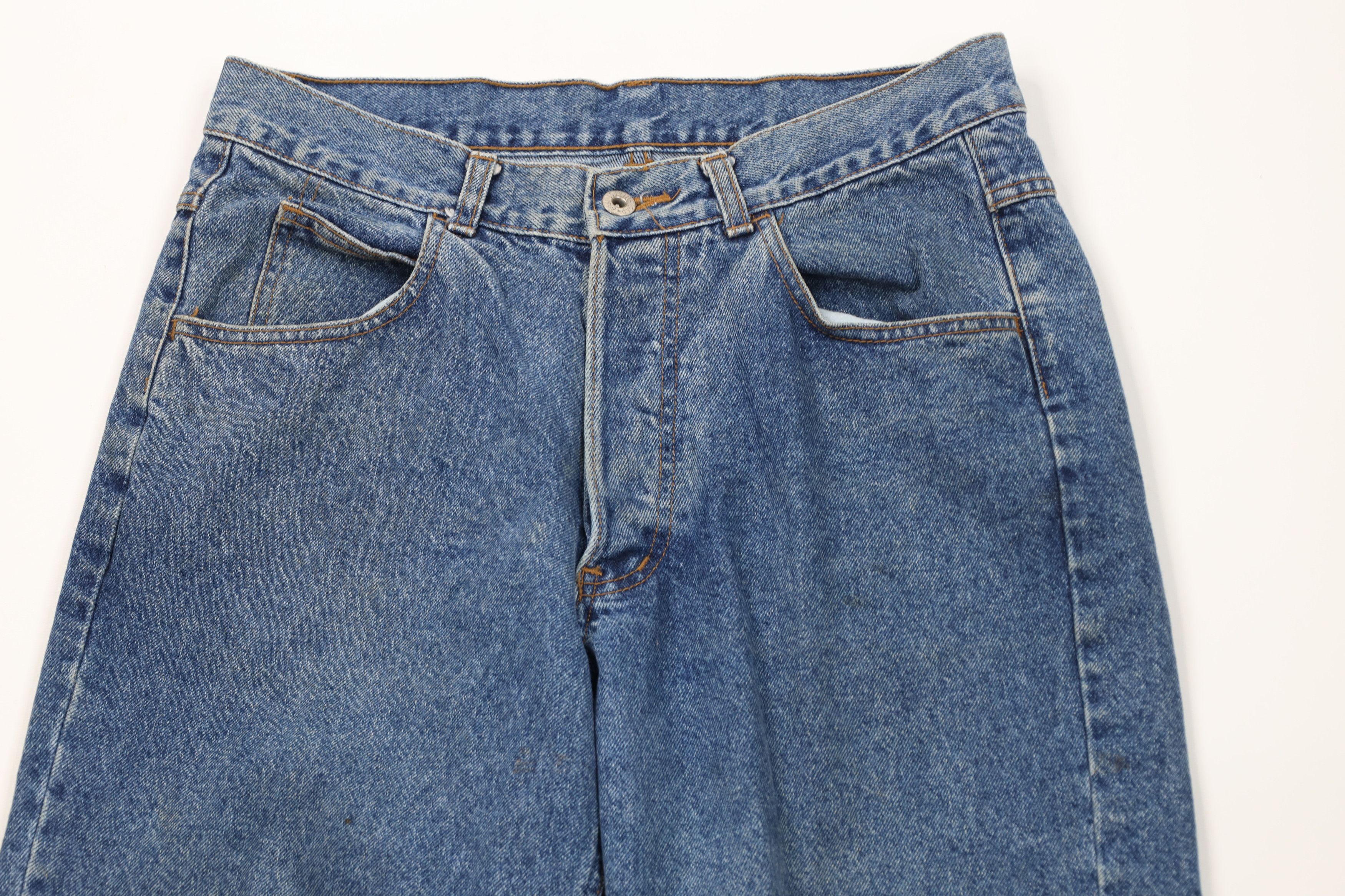 Gap Vintage 80s 90s Gap Button Fly Straight Leg Jeans Japan Size US 33 - 2 Thumbnail