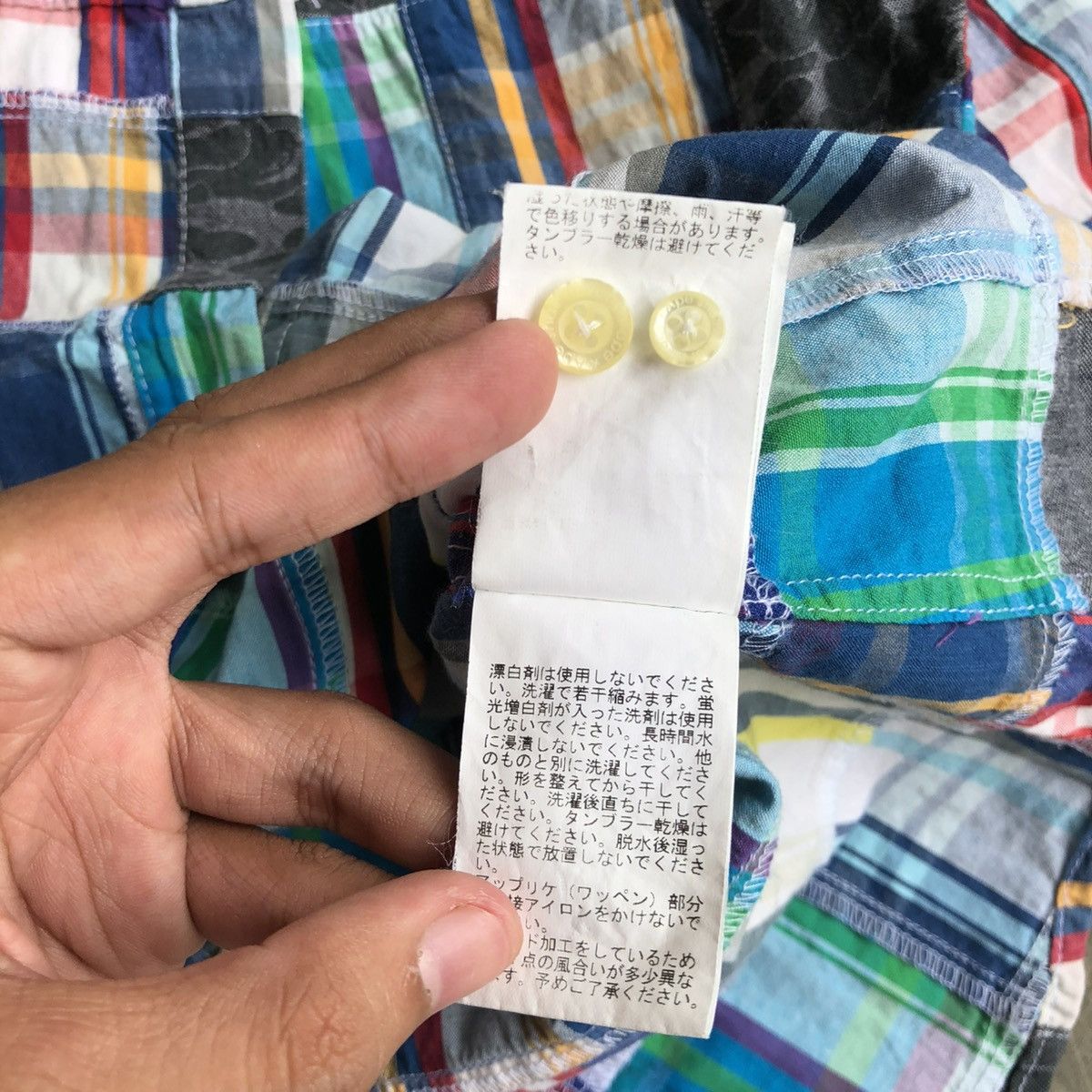 Bape OG Bape A Bathing Ape Camo Patchwork Long Slevee Shirt Size US S / EU 44-46 / 1 - 21 Thumbnail