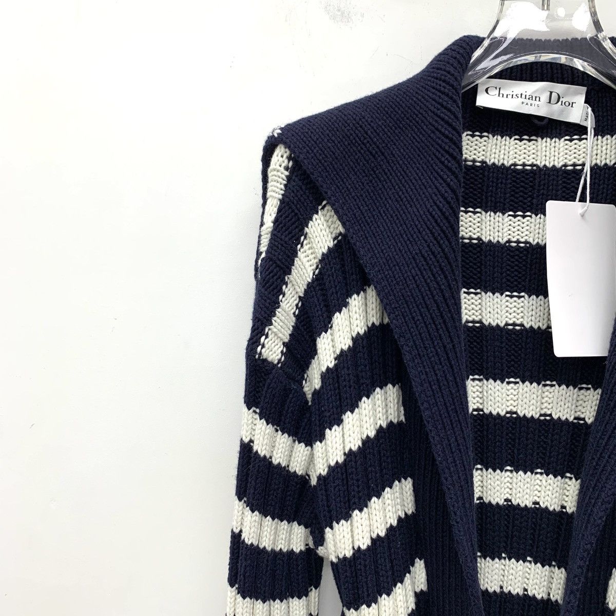Dior Dior Color Block Striped Cashmere Blend Knit Cardigan K26WX Size XS / US 0-2 / IT 36-38 - 3 Thumbnail