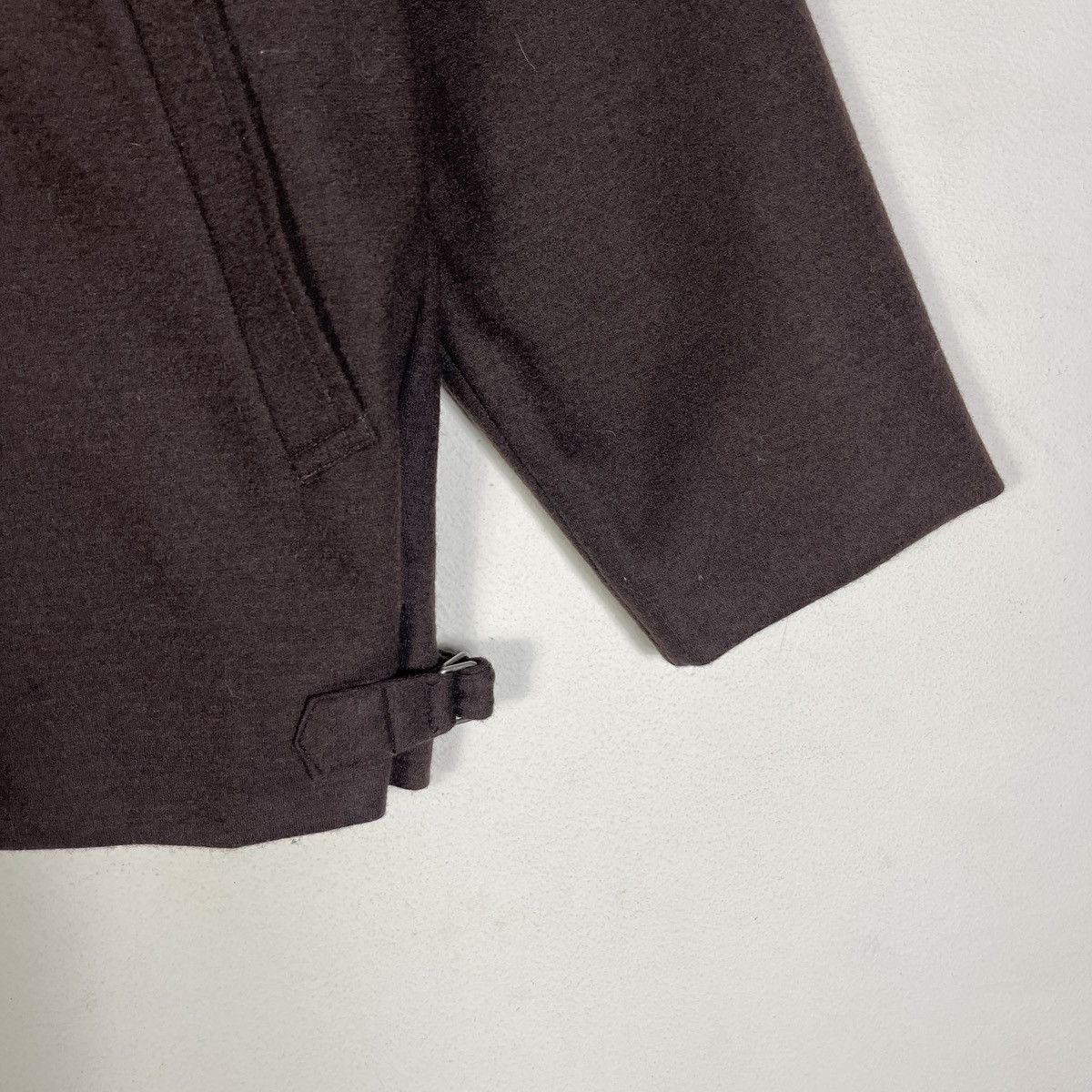 Vintage 🔥Deep Brown🔥Boxy Wool Blouson Jacket with Geometric Lining Size US M / EU 48-50 / 2 - 5 Thumbnail