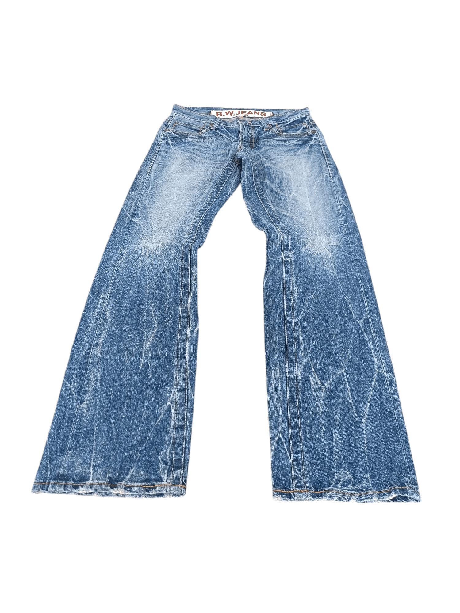 If Six Was Nine × Japanese Brand FLARED💥JAPANESE BRAND BLUE WAY THUNDER FADED DENIM 🟦 E188 Size US 30 / EU 46 - 5 Thumbnail
