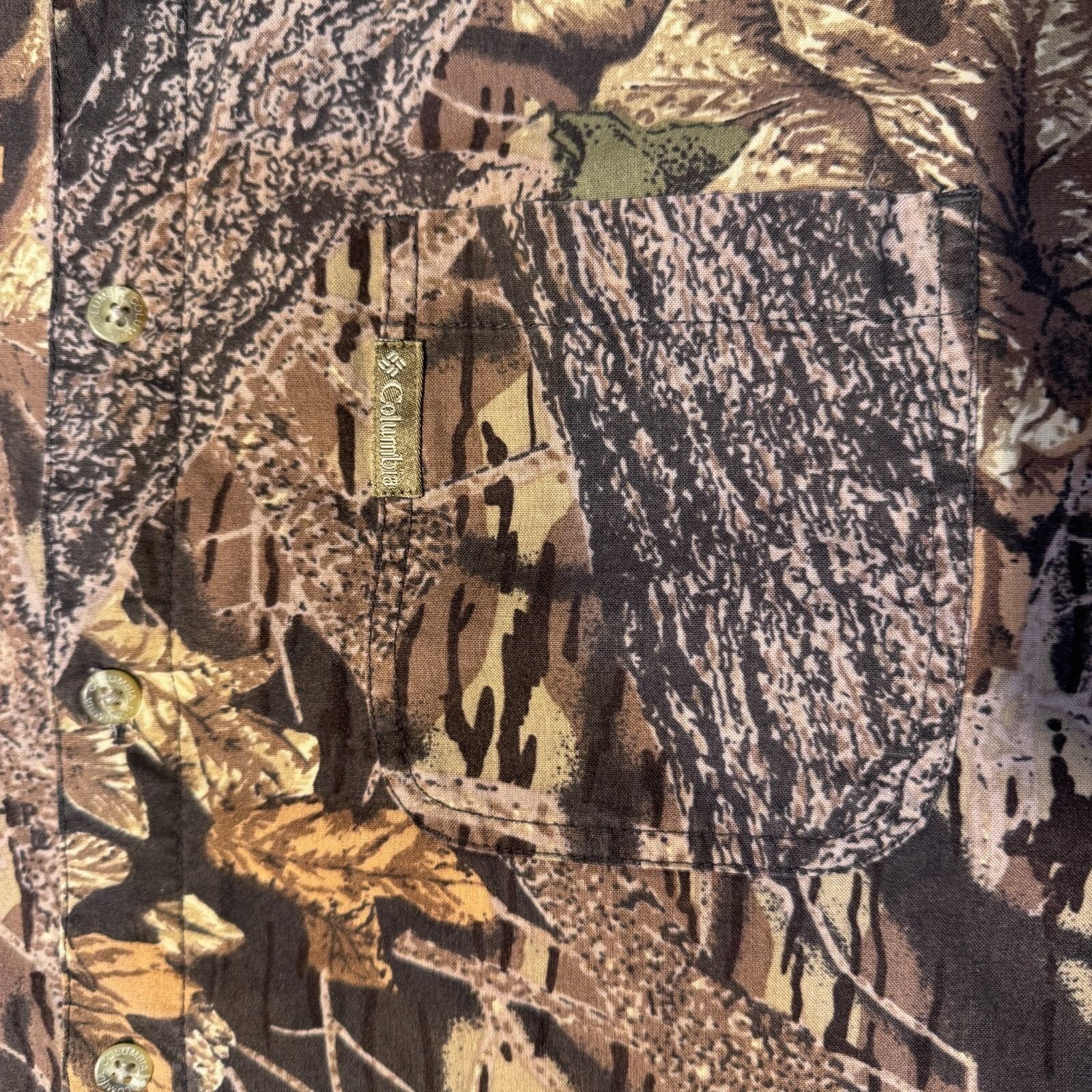 Columbia Vintage Columbia Vented Camouflage Hunting Shooting Shirt - Size US L / EU 52-54 / 3 - 3 Thumbnail