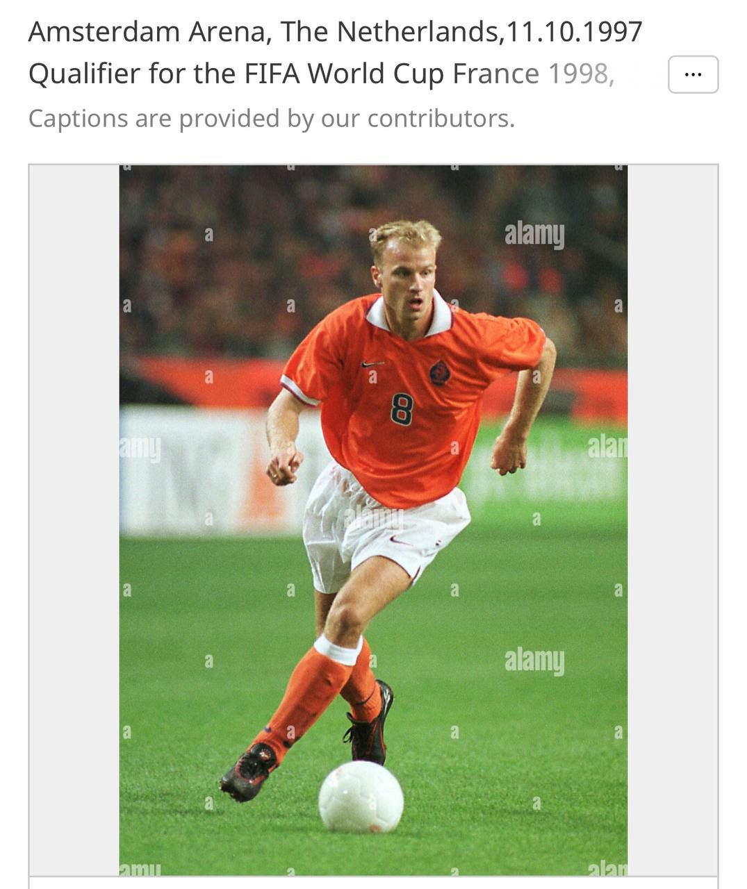 Nike 1997/98 NETHERLANDS(HOLLAND) HOME SOCCER JERSEY SHIRT NIKE M Size US M / EU 48-50 / 2 - 2 Thumbnail