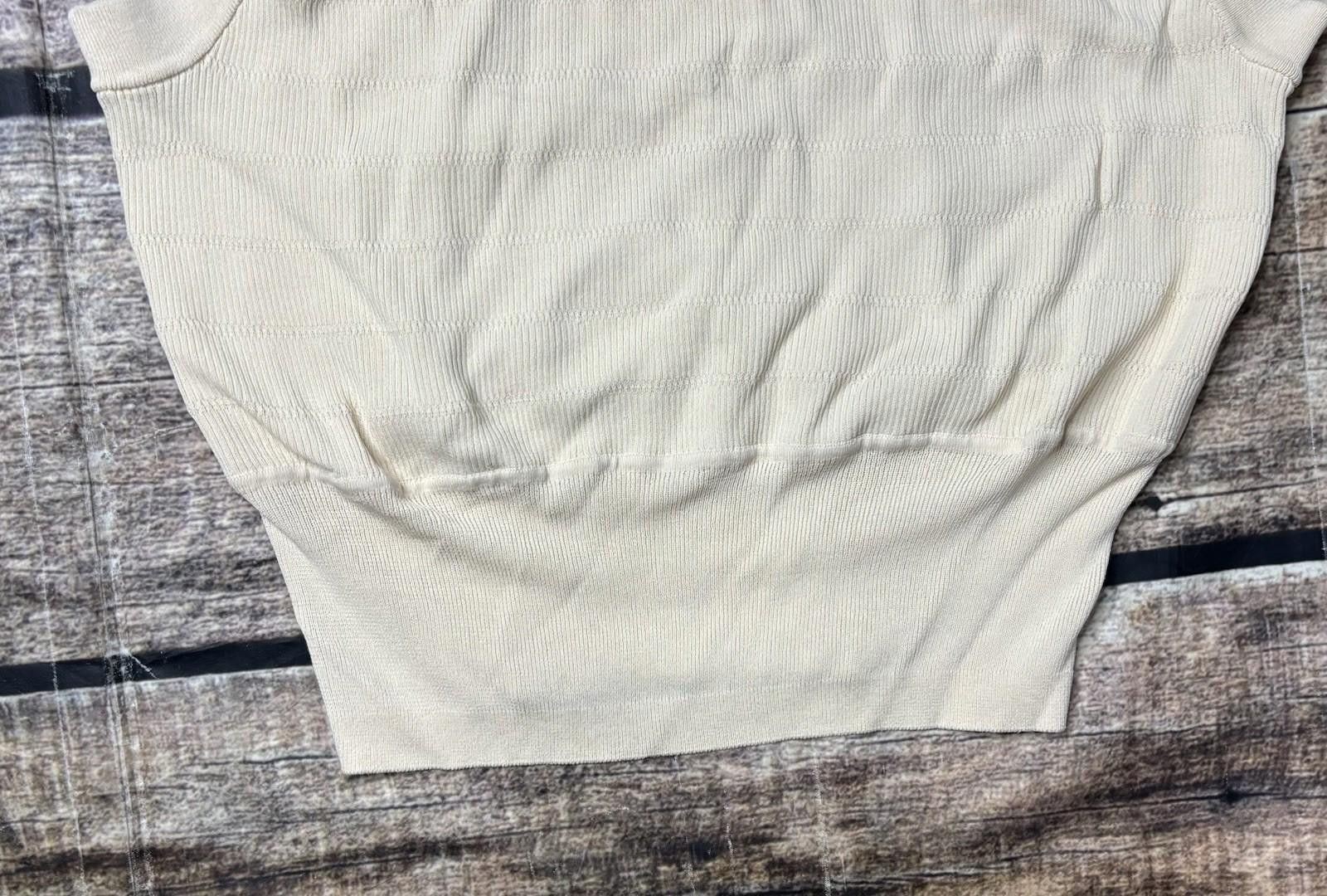 Other Sam Edelman Top Women's XL Samara Metallic Knit Sheer $79 Size XL / US 12-14 / IT 48-50 - 5 Thumbnail