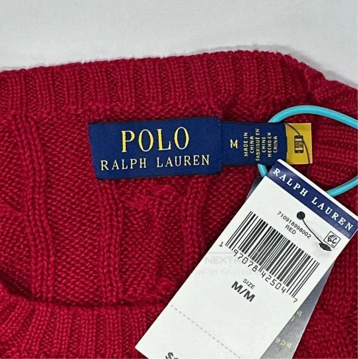 Polo Ralph Lauren Polo Ralph Lauren Men's Cable Knit Logo Sweater. Size US M / EU 48-50 / 2 - 4 Thumbnail