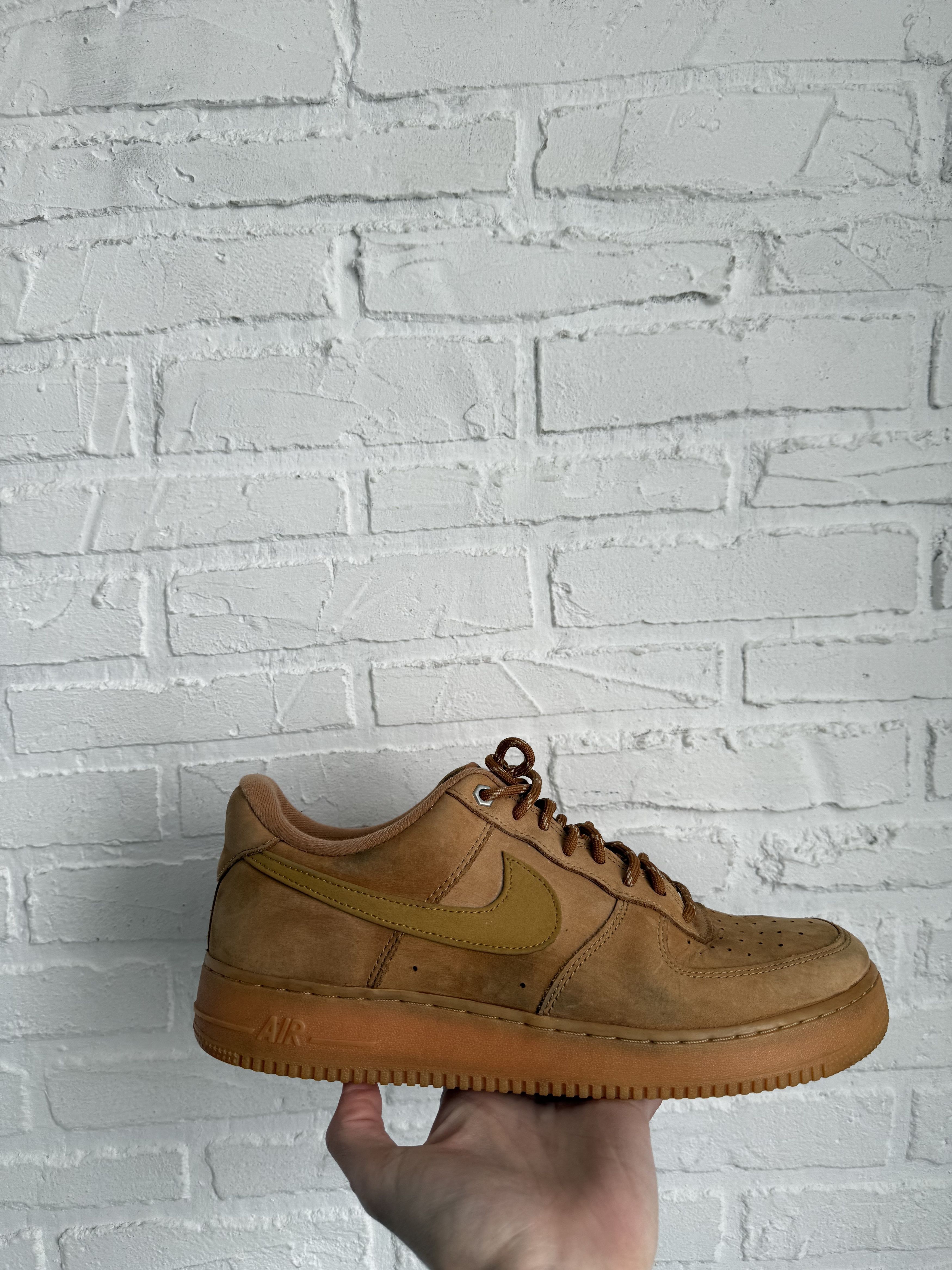 Nike Nike Air Force 1 wb flax suede leather sneakers Size US 11.5 / EU 44-45 - 6 Thumbnail