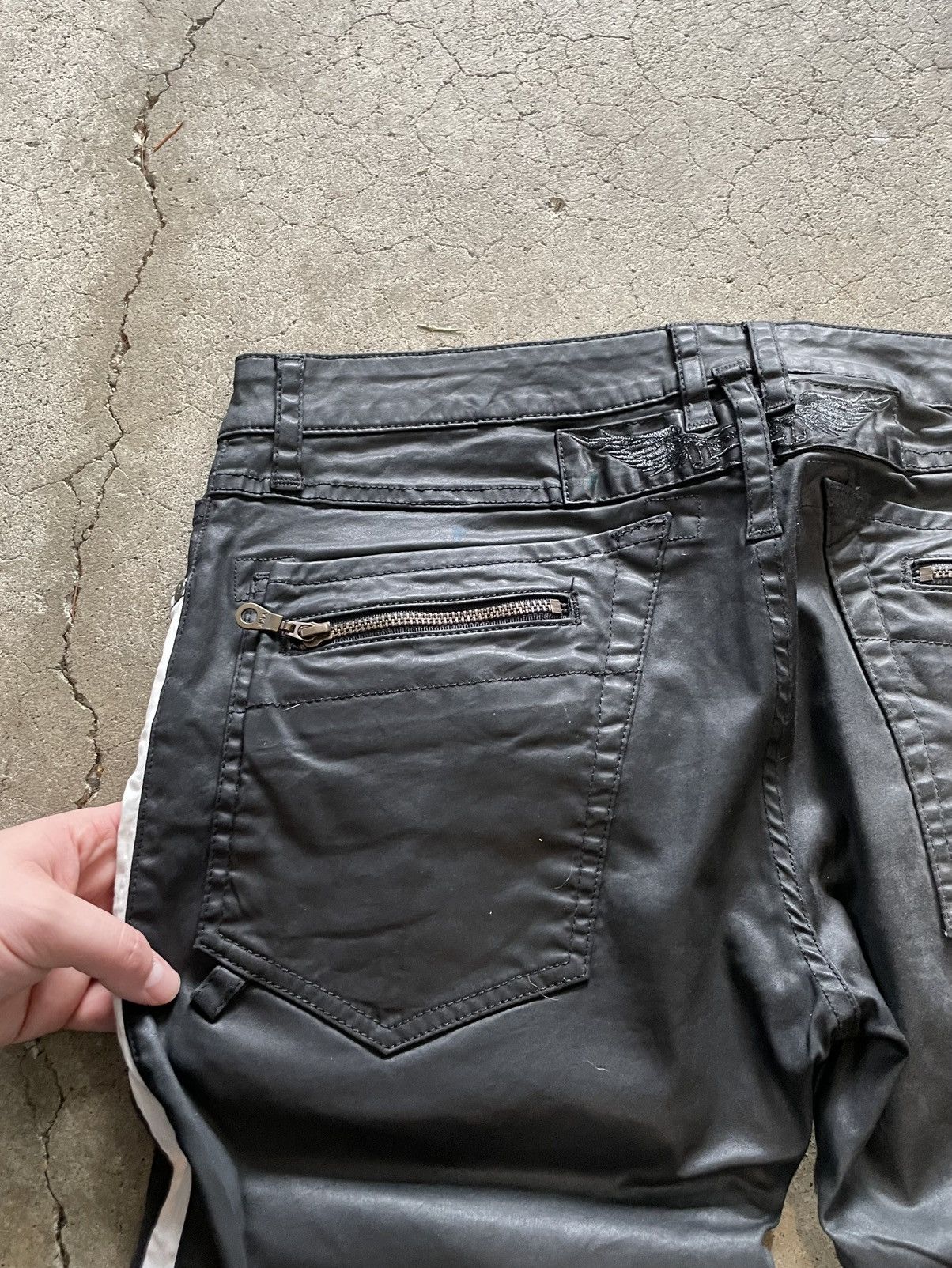 Robins Jeans Robins Jean Biker Denim Size US 32 / EU 48 - 6 Thumbnail
