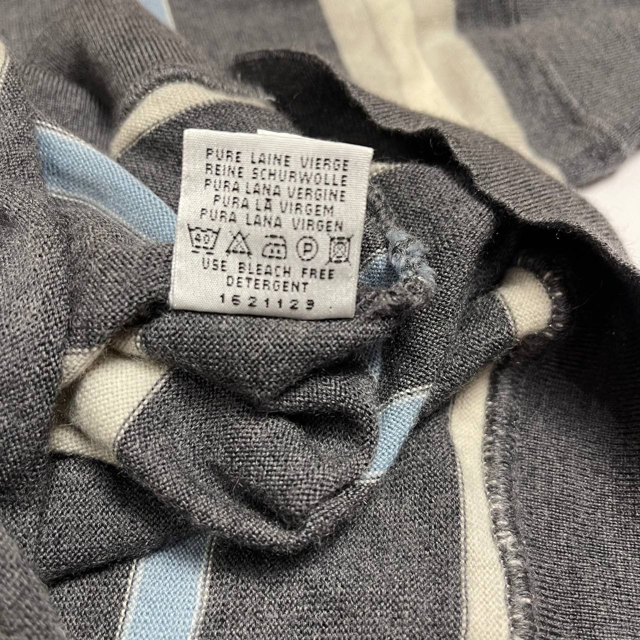 Paul & Shark PAUL & SHARK 100% Wool Striped Sweater Rugby Shirt Size US M / EU 48-50 / 2 - 9 Thumbnail