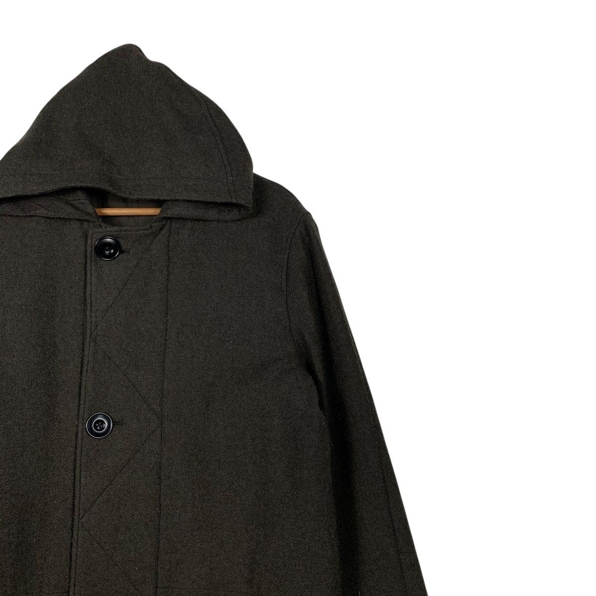 Lemaire × Uniqlo UNIQLO X LEMAIRE Wool Hooded Long Coat Jacket #2119-C93 Size US M / EU 48-50 / 2 - 5 Thumbnail