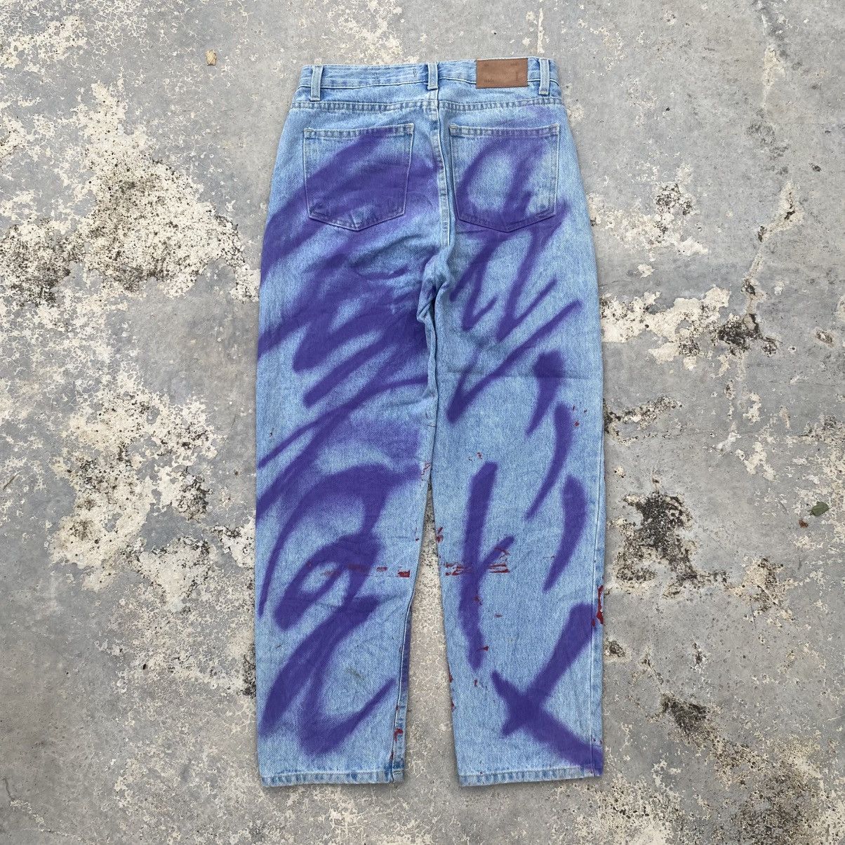 If Six Was Nine De Ondo Seoul city paint splatter denim jeans CDG Size US 28 / EU 44 - 7 Thumbnail