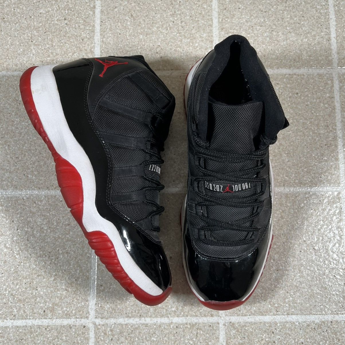 Jordan Brand Nike Air Jordan 11 Retro Countdown Pack CDP Playoff Bred 9.5 Size US 9.5 / EU 42-43 - 2 Thumbnail