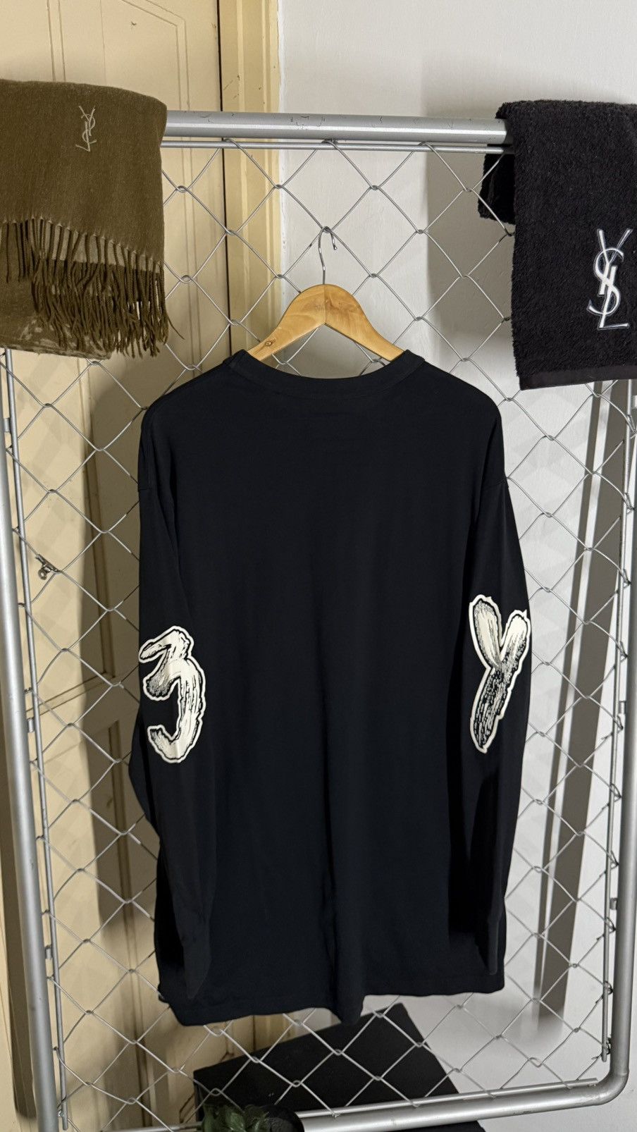 Yohji Yamamoto Y-3 YOHJI YAMAMOTO PUFF GRAPHIC PRINT LOGO LONG SLEEVE Size US S / EU 44-46 / 1 - 3 Thumbnail