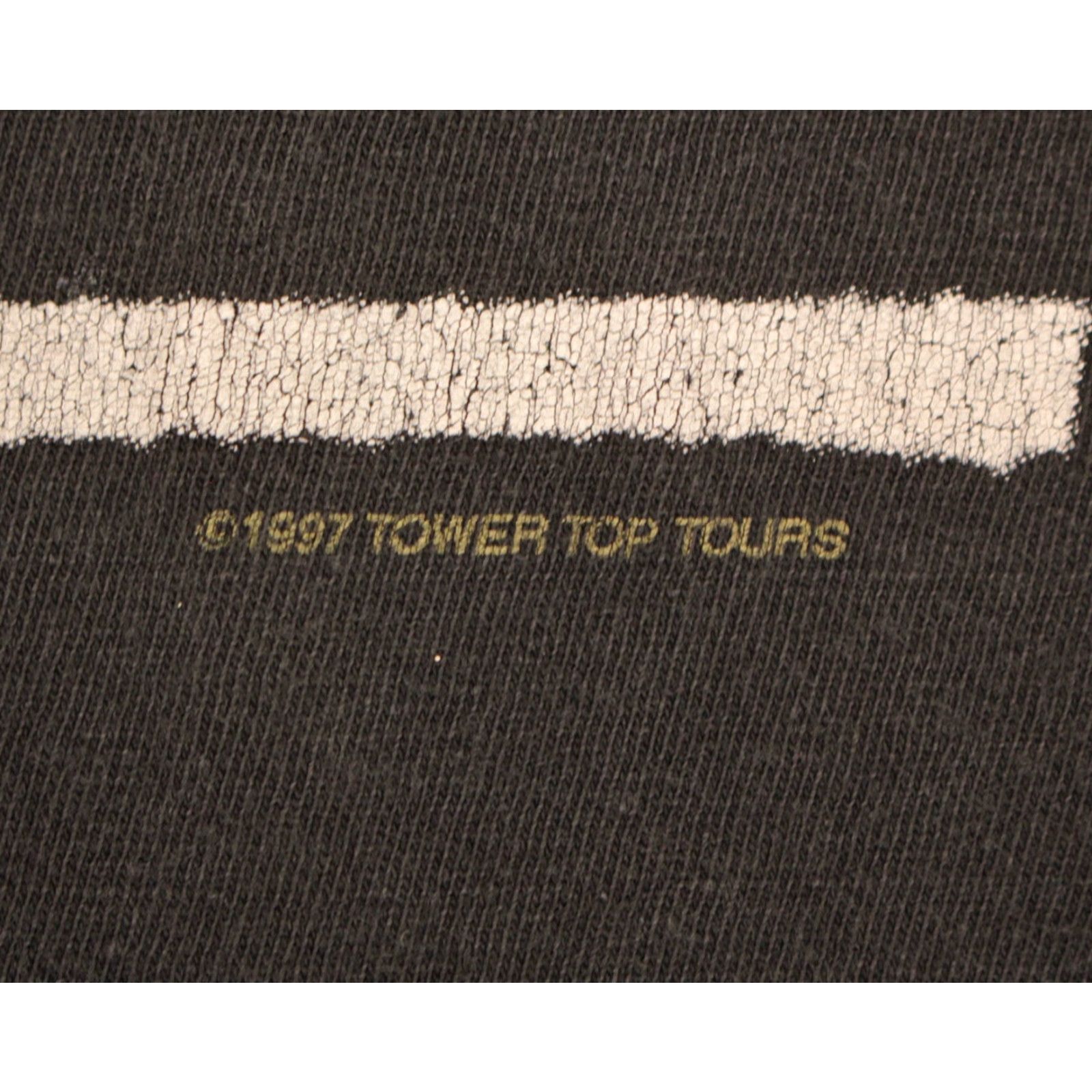 Vintage VINTAGE Men’s VTG 90s ZZ Top Mean Rhythm Tour '97 TShirt XL Black Graphic Tee Mens Size US XL / EU 56 / 4 - 5 Thumbnail