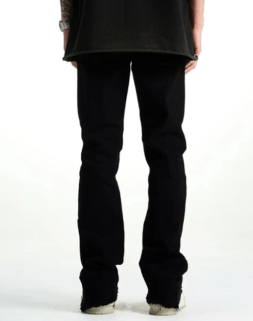 Japanese Brand × Jean Retro high street slim fit trendy ripped jeans Size US 32 / EU 48 - 4 Thumbnail