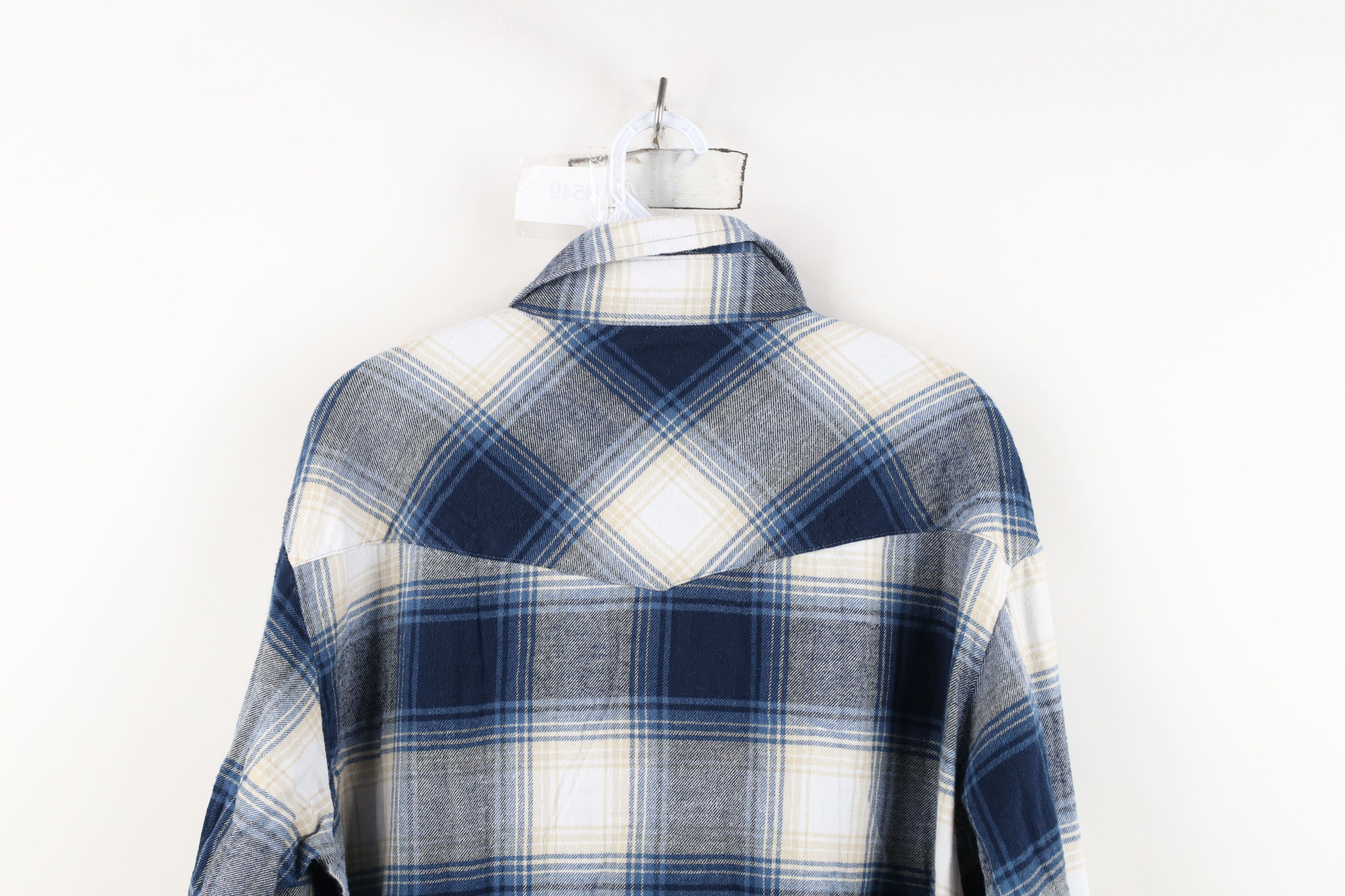 Vintage Vintage 90s Streetwear Rodeo Flannel Button Shirt Plaid Size US L / EU 52-54 / 3 - 12 Thumbnail