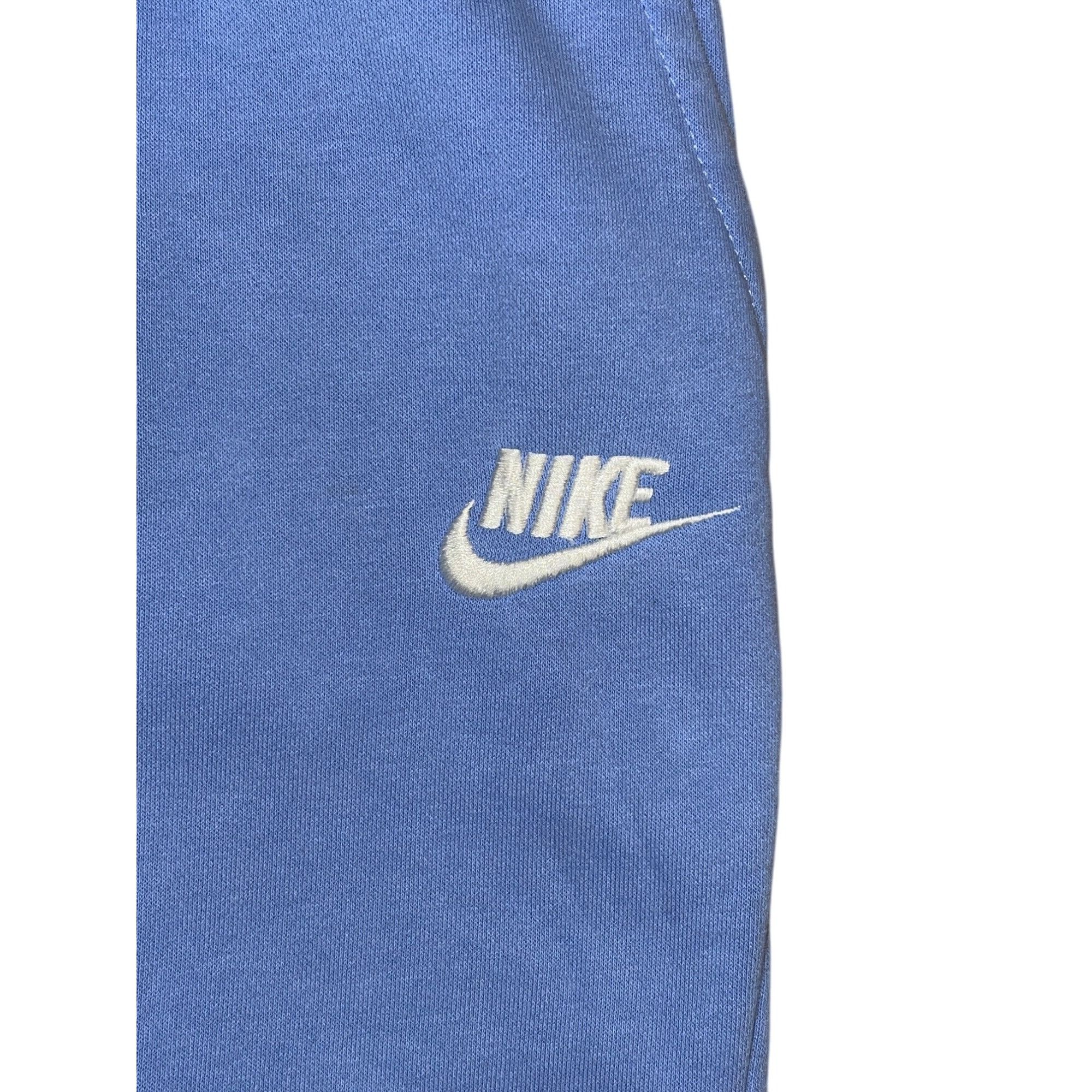 Nike Nike jr Girls Blue Jogger Sweatpants L Standard Fit Cotton B Size 28" / US 6 / IT 42 - 3 Thumbnail