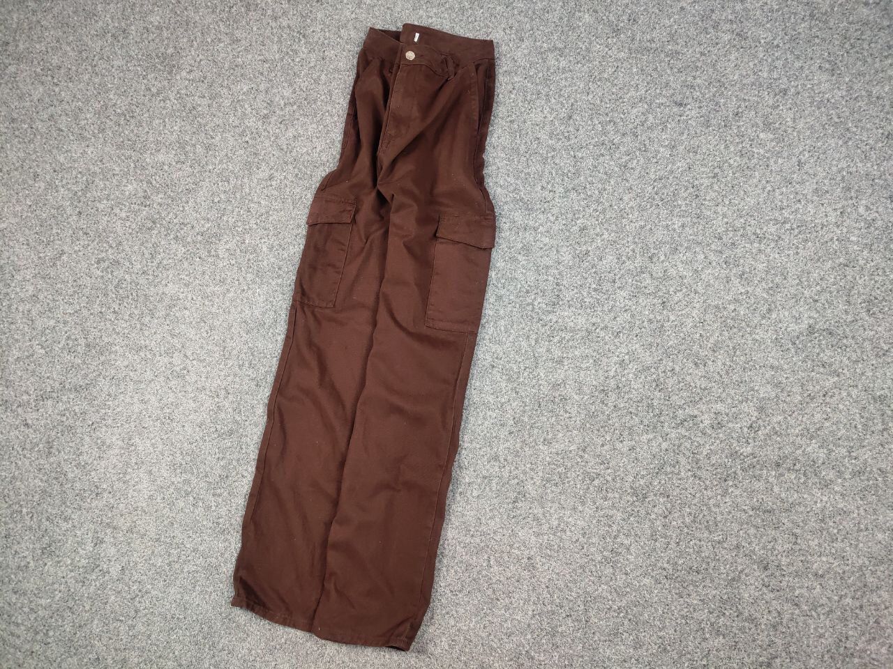 Japanese Brand Vintage 90's Japanese Brown Beggy Cargo Pants Y2K Hype Style Size US 30 / EU 46 - 3 Thumbnail