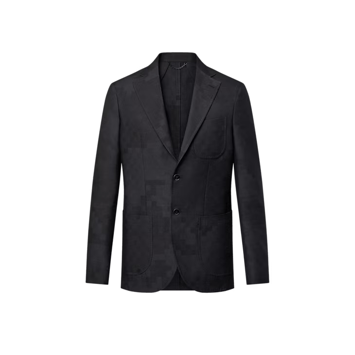 Louis Vuitton Silk and Wool Blend Napolitana Jacket Size 52L - 1 Thumbnail