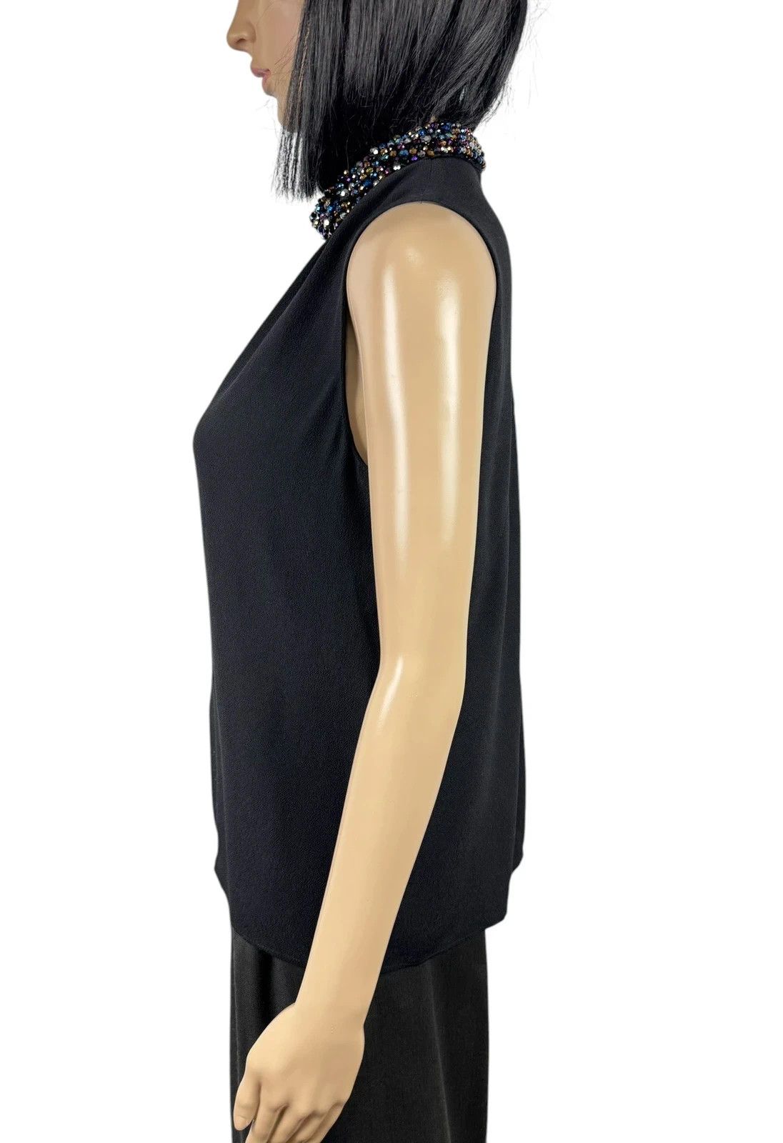 Sandro Sandro Sleeveless Top Acetate Decorated size 1 Size S / US 4 / IT 40 - 6 Thumbnail