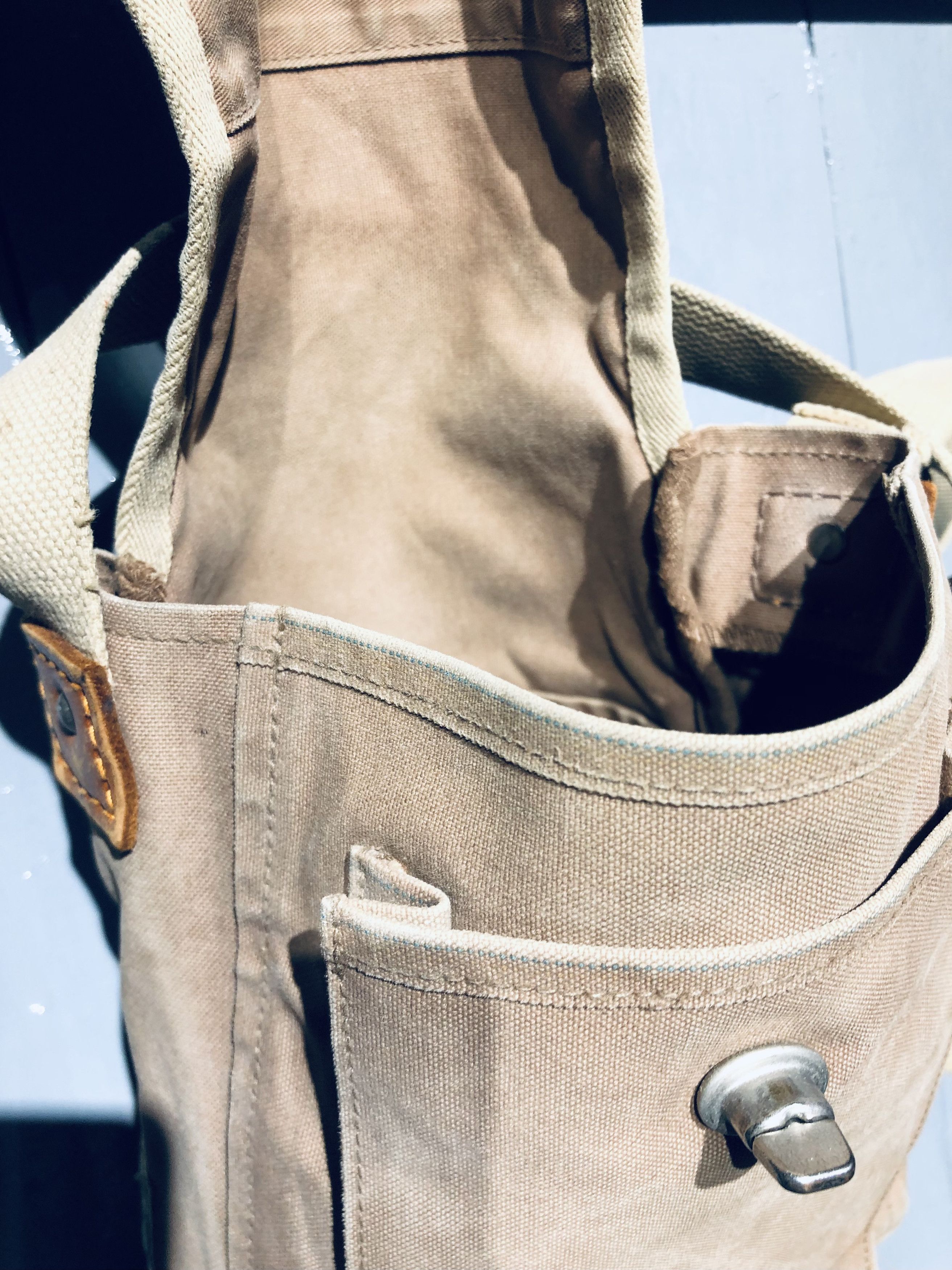 Canvas × Ichizawa Shinzaburo Hanpu ICHIZAWASHINZABUROHANPU JAPAN CANVAS CROSSBODY BAG Size ONE SIZE - 8 Thumbnail