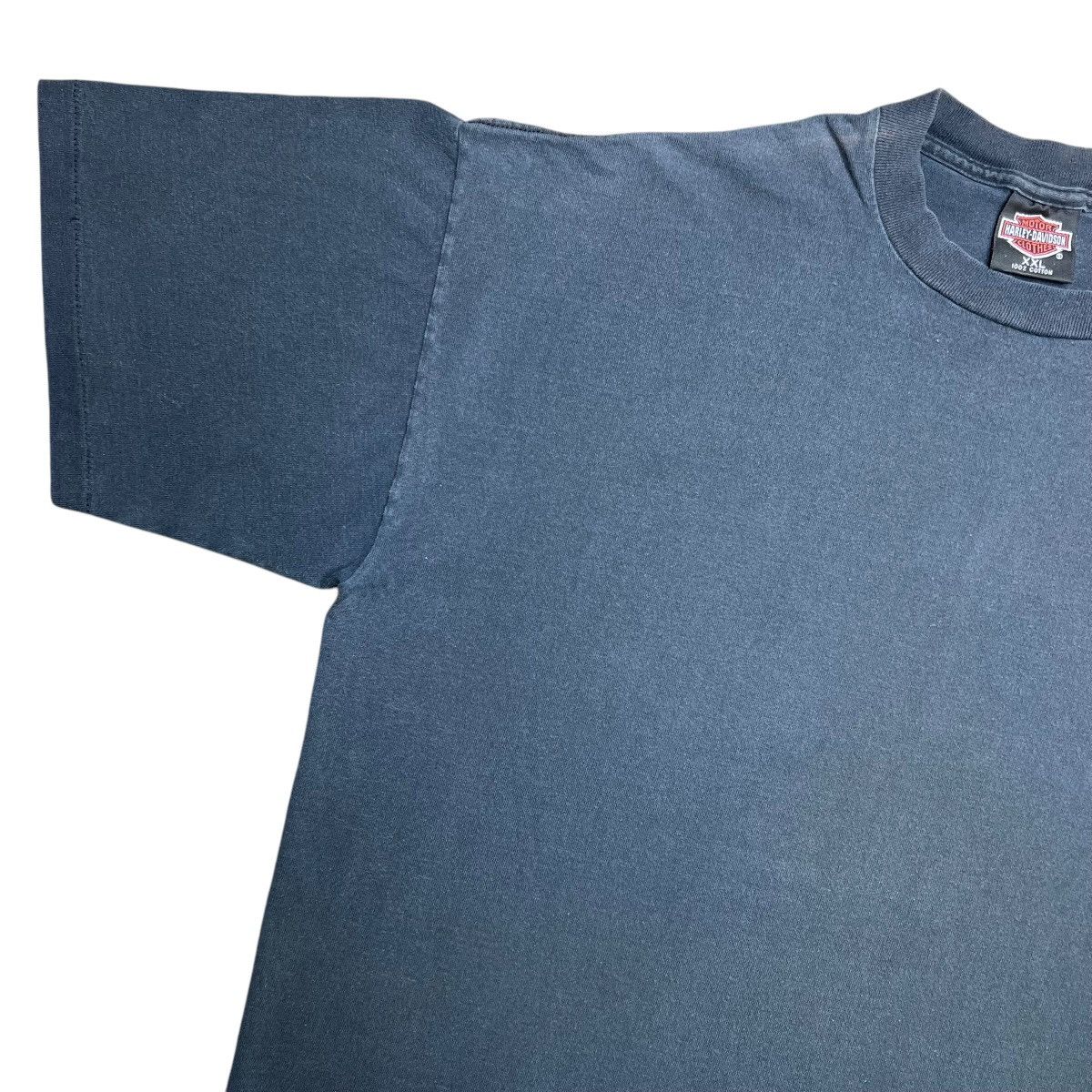 Harley Davidson × Vintage Vtg 1990 Harley Davidson Rocky Mountain Denver Pocket Tee Size US XXL / EU 58 / 5 - 8 Thumbnail