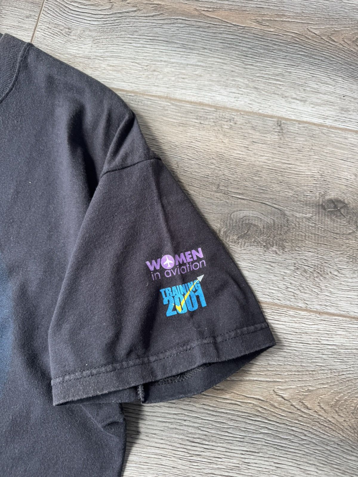 Vintage Vintage Air Tatto 2001 Women in Aviation Memory Tee Size US L / EU 52-54 / 3 - 4 Thumbnail