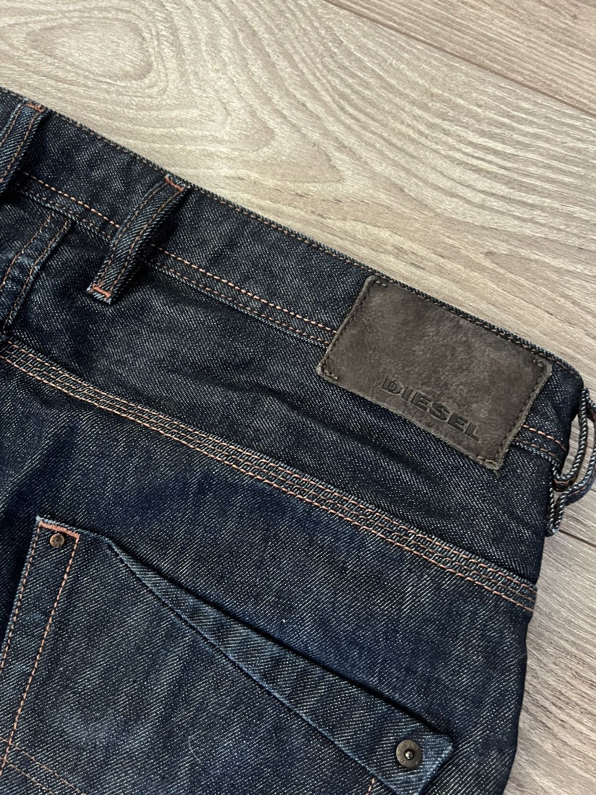 Diesel Diesel Avant Garde Krooley Regular Slim-Carrot Selvage Jeans Size US 33 - 21 Thumbnail