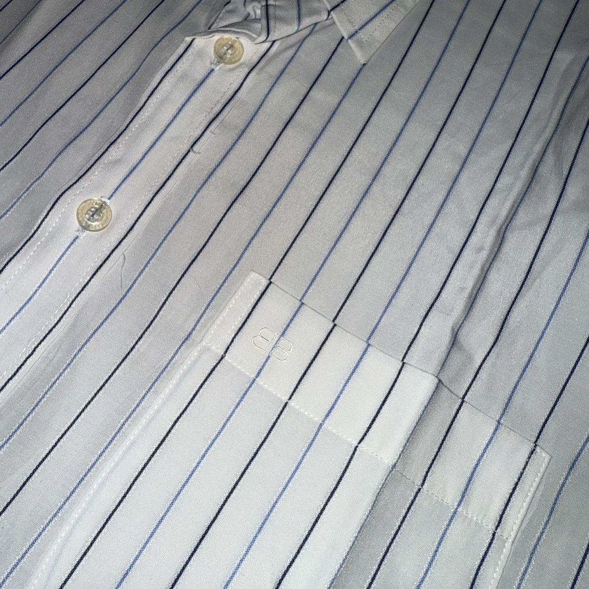 Balenciaga Vintage Balenciaga Paris Shirt Stripe Size US L / EU 52-54 / 3 - 4 Thumbnail