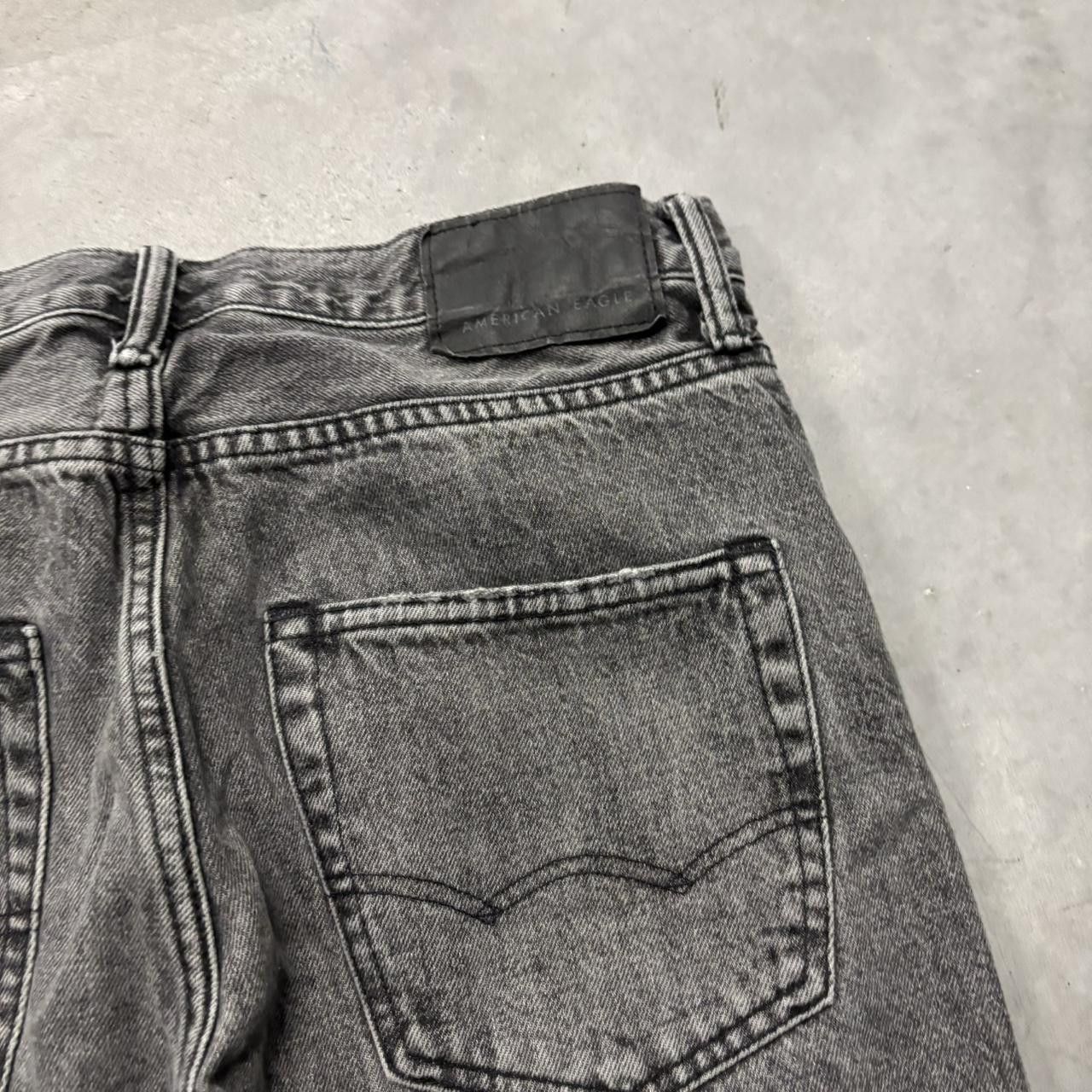 Japanese Brand × Vintage Crazy Vintage Y2K/2000s Grunge Faded Black Denim Jeans! Size US 28 / EU 44 - 7 Thumbnail