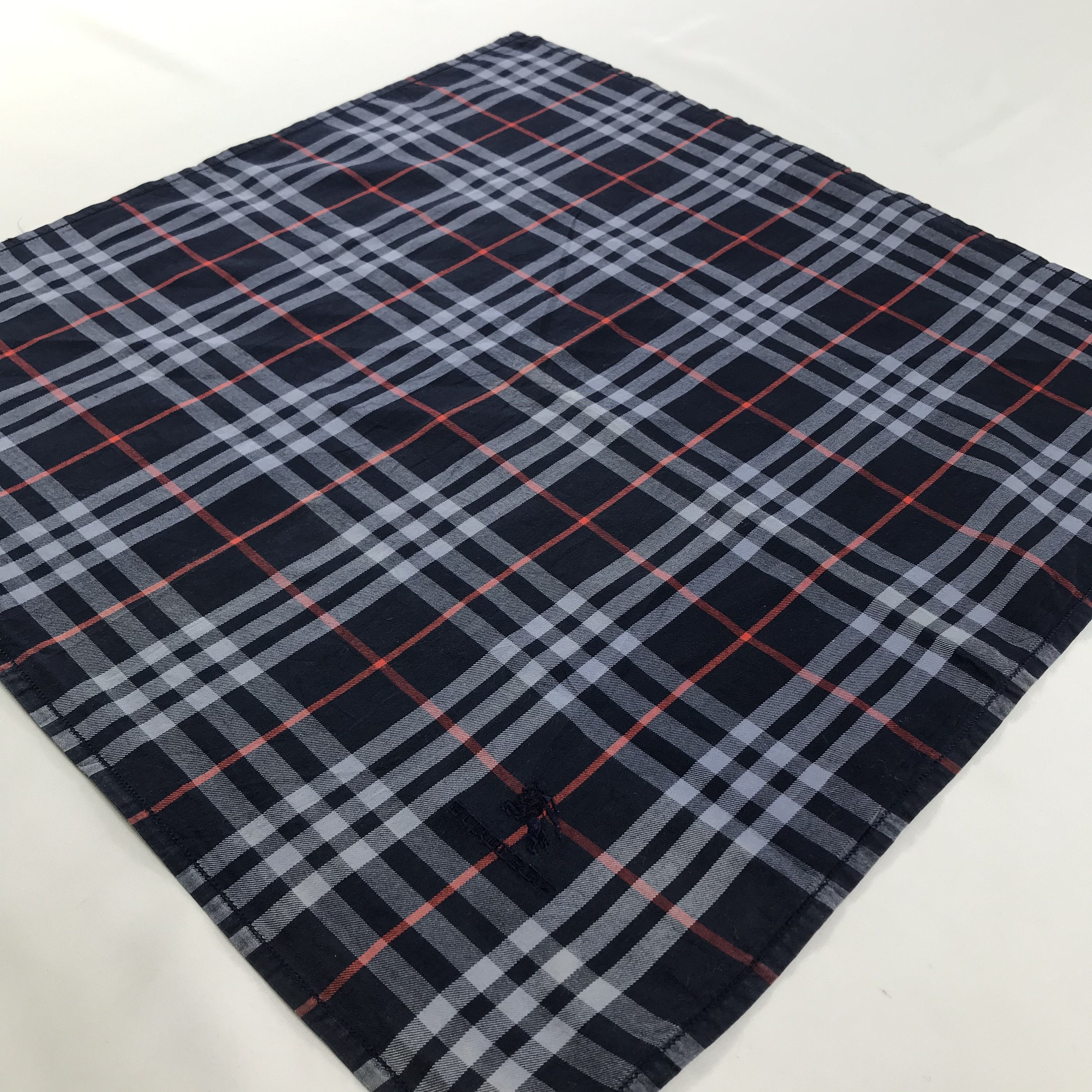 Burberry × Vintage Burberry Bandana / Handkerchief / Neckerchief - S1309 Size ONE SIZE - 2 Thumbnail