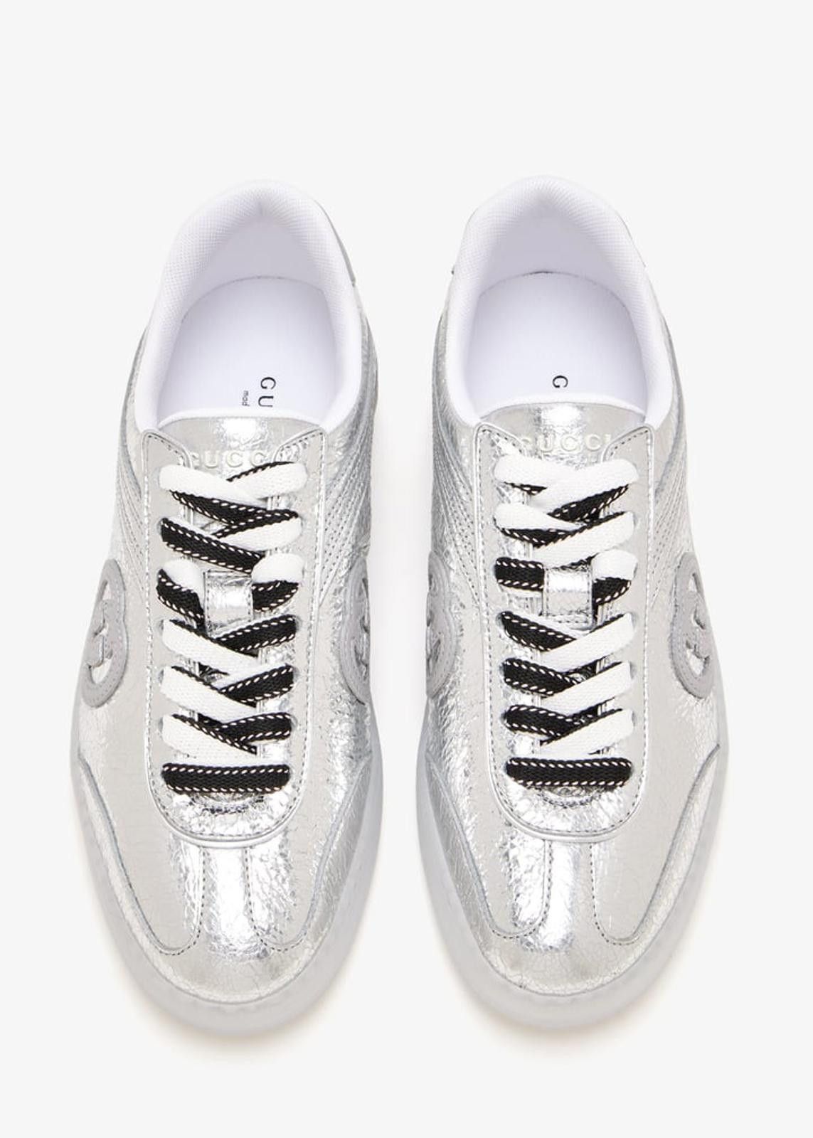 Gucci Gucci G75 Metallic Sneakers Size US 7.5 / IT 37.5 - 3 Thumbnail