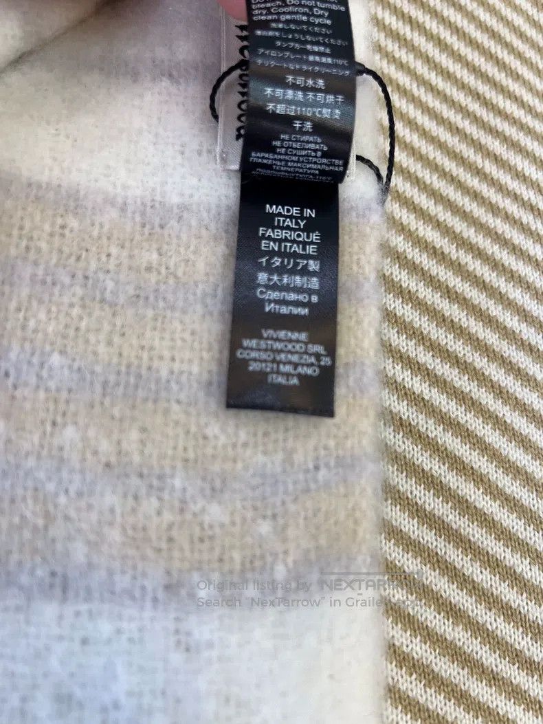 Vivienne Westwood Vivienne Westwood Women's Wool Saturn Scarf Size ONE SIZE - 5 Thumbnail