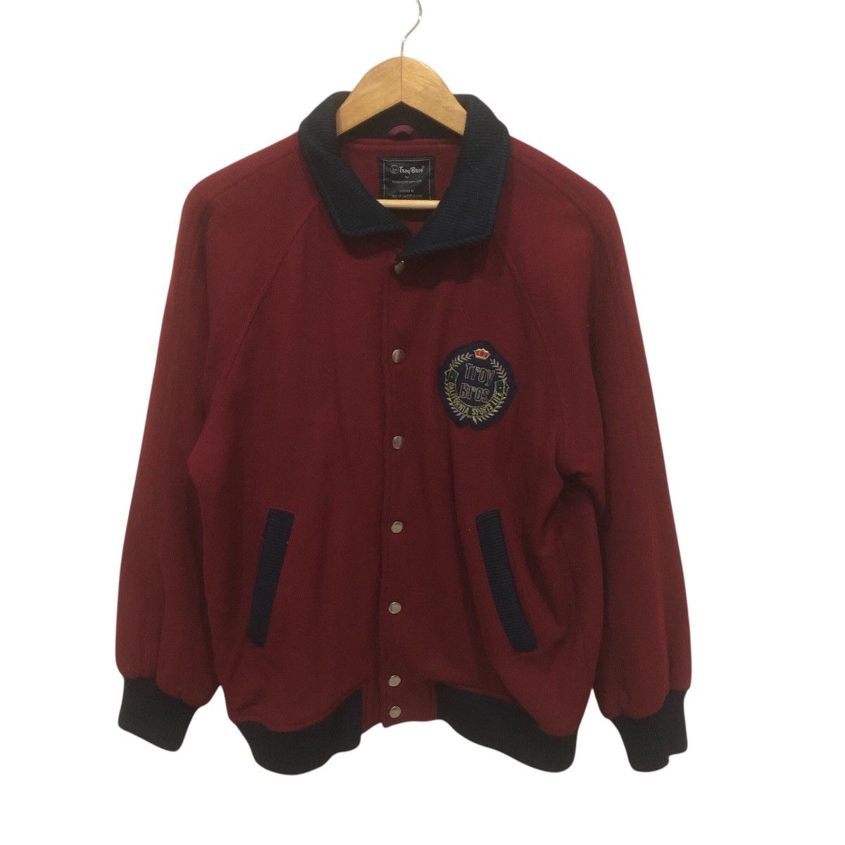 Vintage Vintage Troy Bros Wool Button Jacket Size US L / EU 52-54 / 3 - 1 Thumbnail