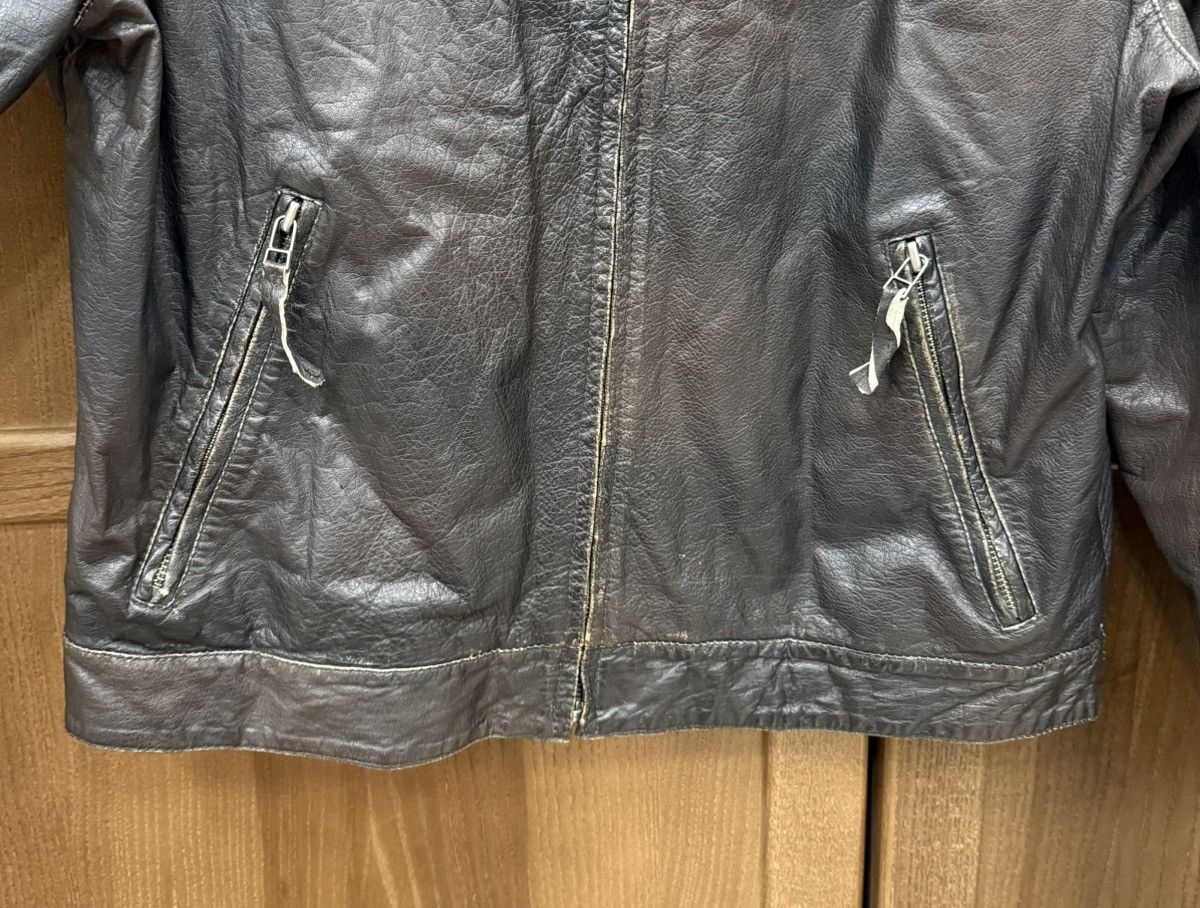 John Richmond John Richmond Motorcycle Biker Distressed Leather Jacket Size US M / EU 48-50 / 2 - 4 Thumbnail