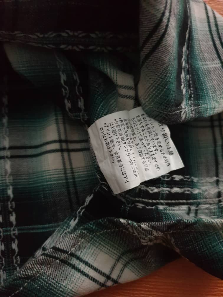 PPFM 💥Ikka checkered smile pocket western shirt Size US L / EU 52-54 / 3 - 10 Thumbnail