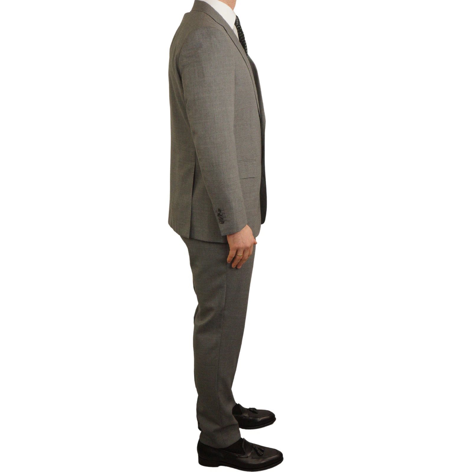 Suitsupply Men Suitsupply Suit Lazio Single Breasted Wool Grey US42 Size 42R - 2 Thumbnail