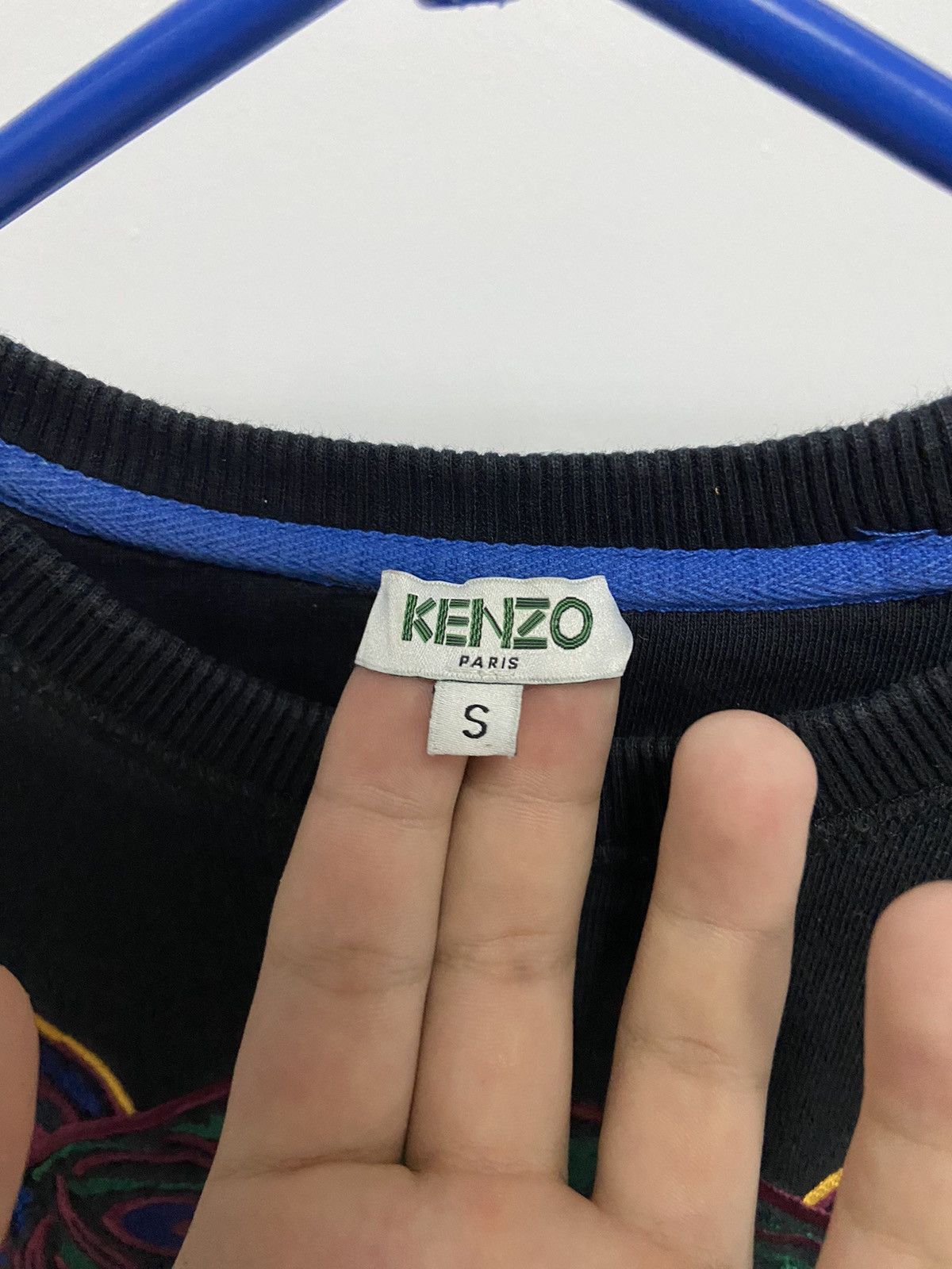 Kenzo × Vintage Kenzo tiger 🐯 Vintage Sweatshirt Big Logo Paris Luxury Size US S / EU 44-46 / 1 - 5 Thumbnail