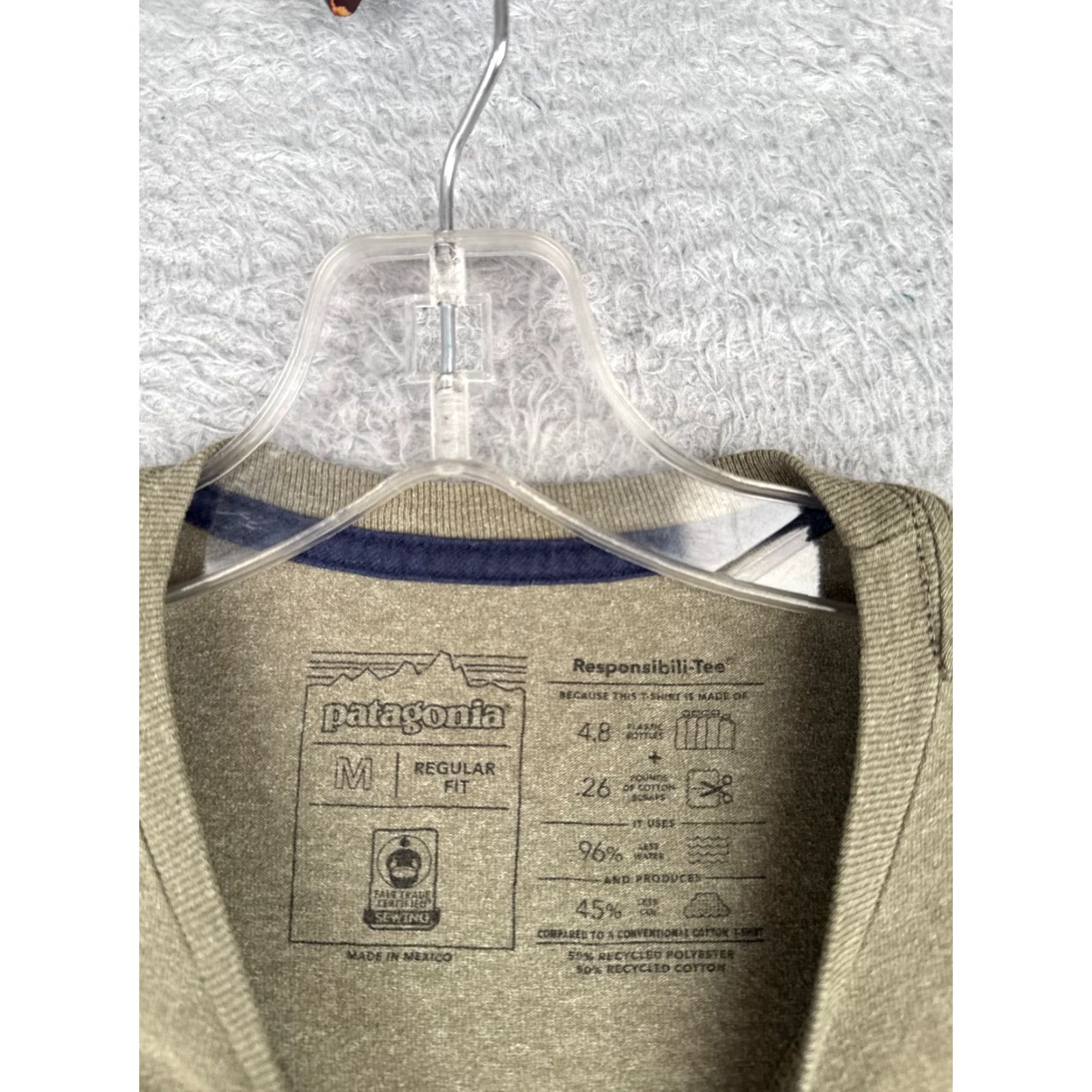 Patagonia Patagonia Shirt Men Medium Green Long Sleeve Crew Neck Cotton Blend Trout Mens Size US M / EU 48-50 / 2 - 7 Thumbnail