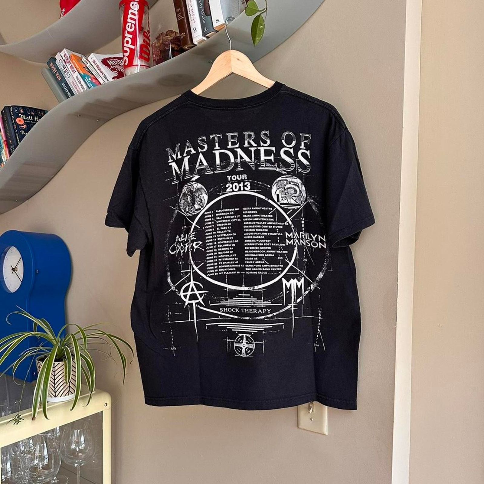 Band Tees × Marilyn Manson Vintage Y2K Marilyn Manson Shirt Size US L / EU 52-54 / 3 - 5 Thumbnail