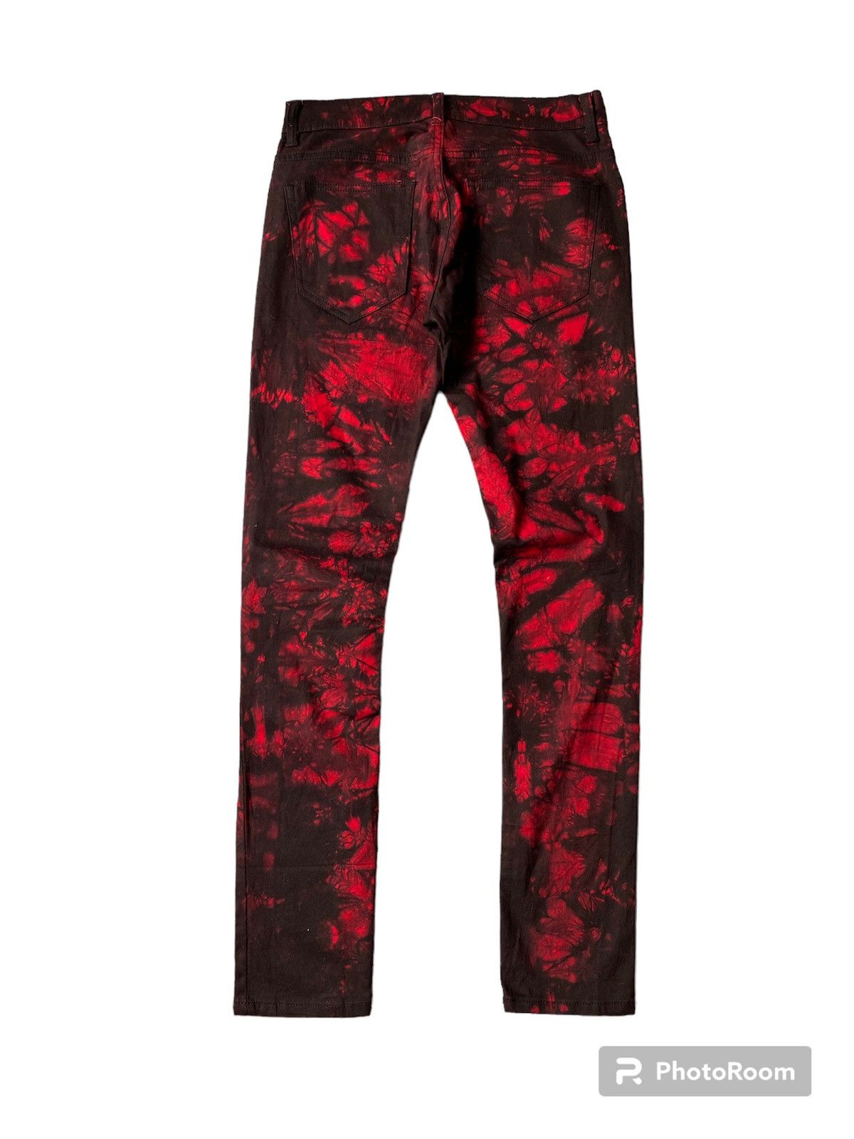 Japanese Brand K.U.I Tye Dye Skinny Fit Stretch Material Pant Size US 28 / EU 44 - 2 Thumbnail