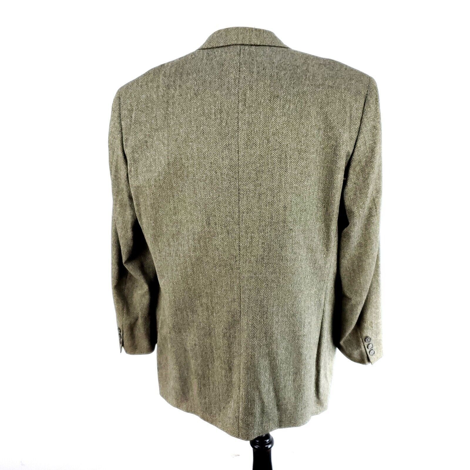 Tallia Tallia Nordstrom Super 100s Worsted Wool Silk 2 Button Sport Size 46L - 5 Thumbnail