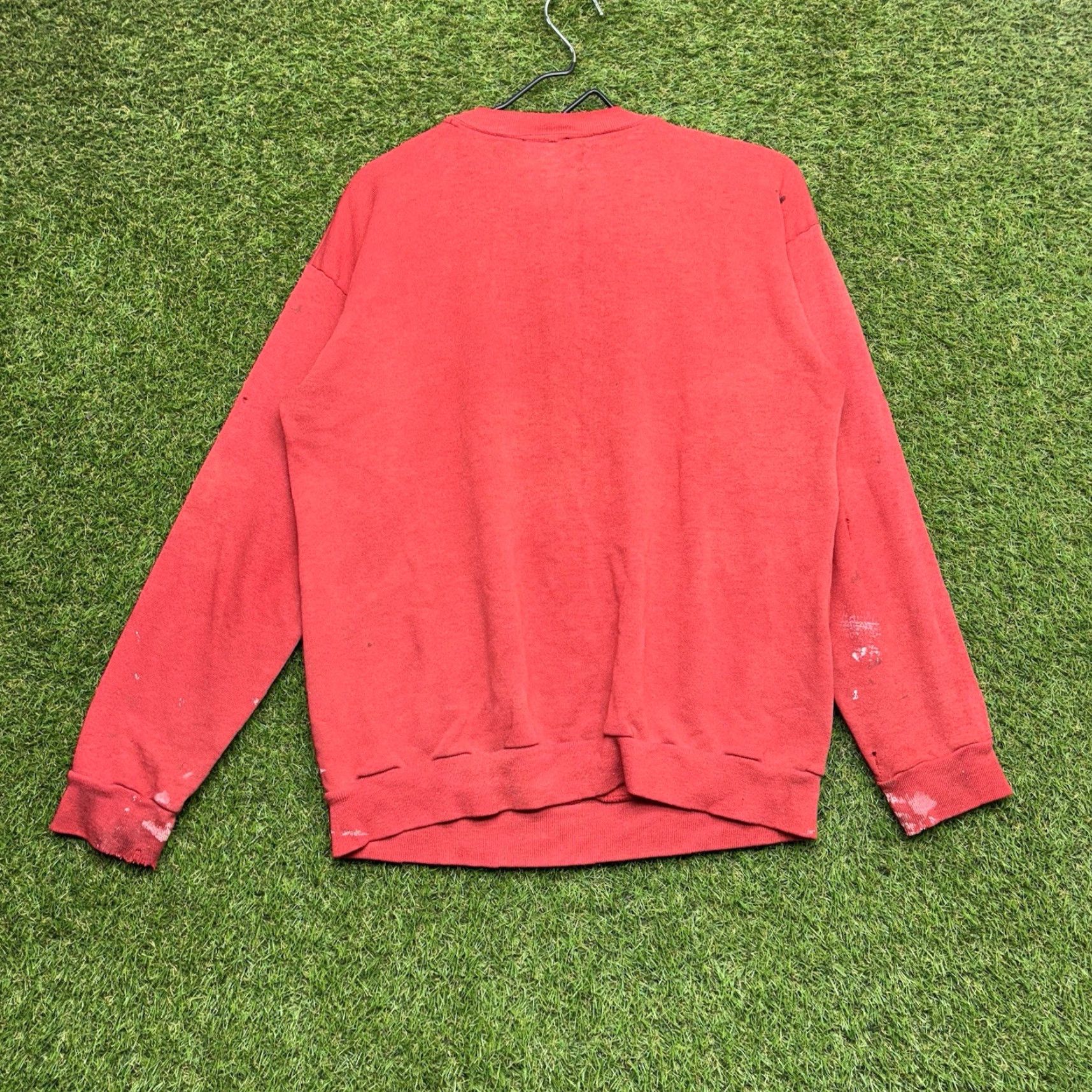 Lee VINTAGE Lee Sweatshirt Mens M Ohio State Buckeyes Red Crew Neck Heavyweight 90s Y2K Embroidered Logo Buckeyes Sportswear Size US M / EU 48-50 / 2 - 2 Thumbnail