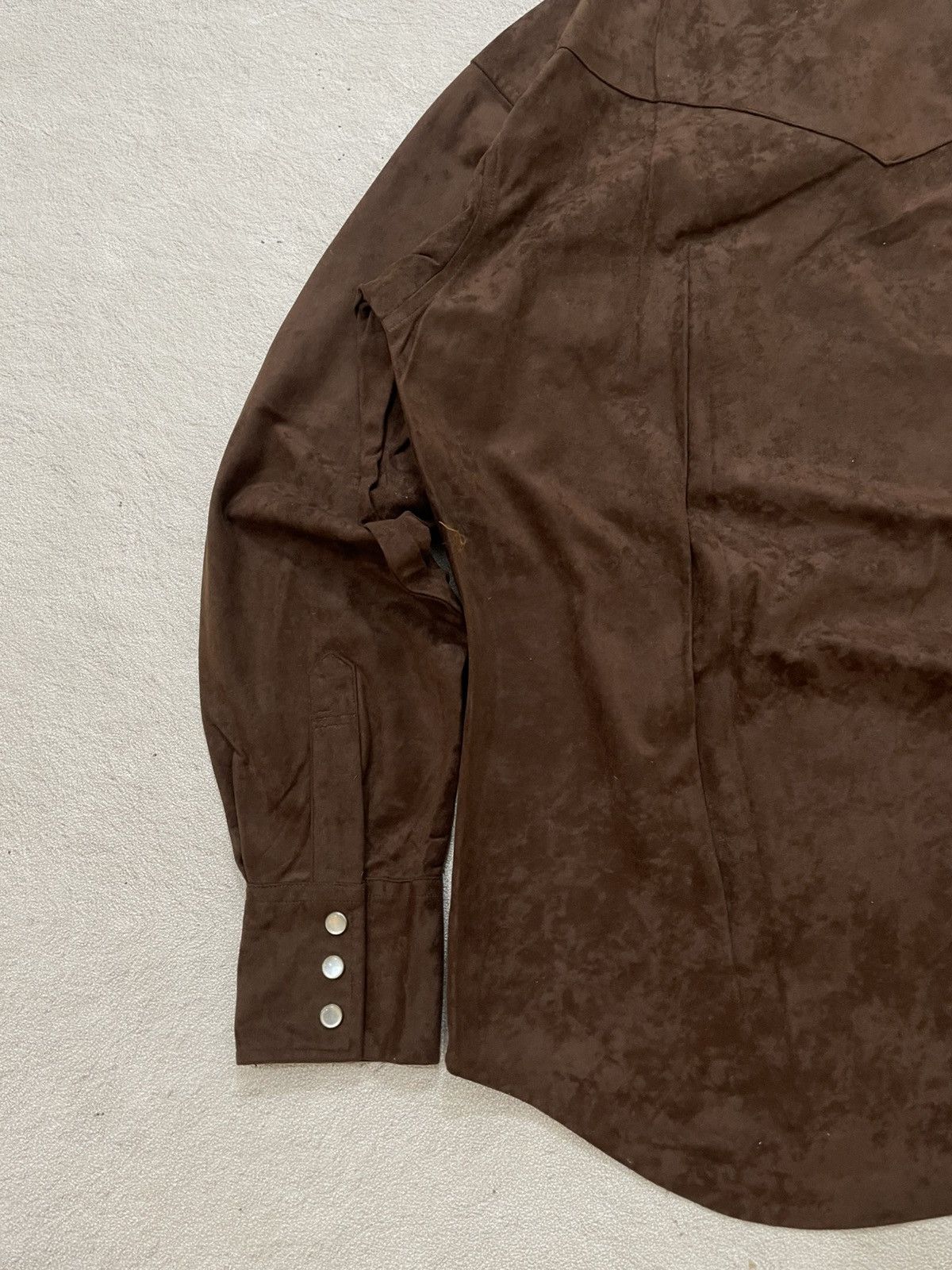 Le Grande Bleu (L.G.B.) 2000s Fuga Brown Lace-Up Pullover Shirt Western Y2K If6 Goa Size US XL / EU 56 / 4 - 8 Thumbnail