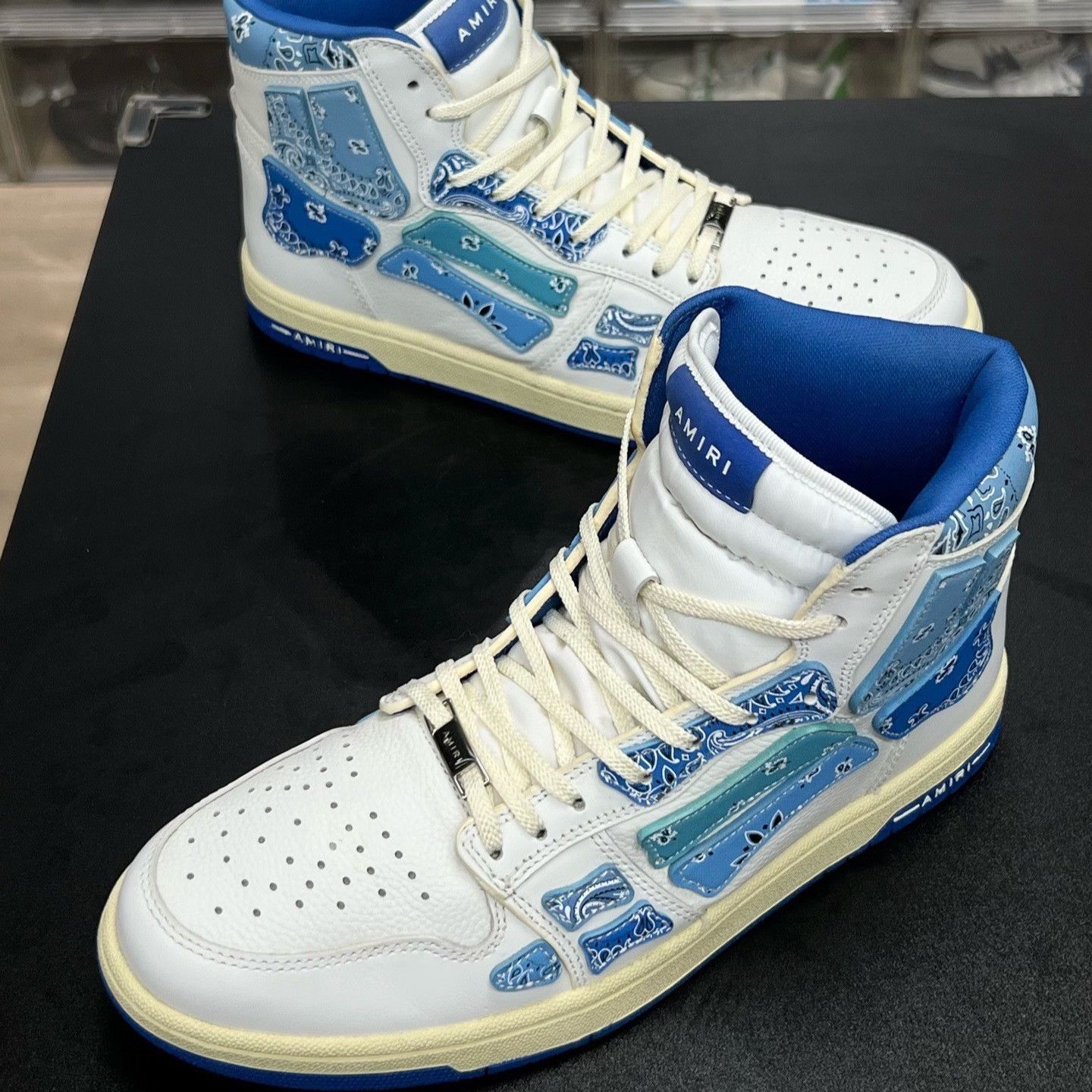 Amiri Amiri Blue Shoes Low Top High Top Size US 11 / EU 44 - 1 Thumbnail