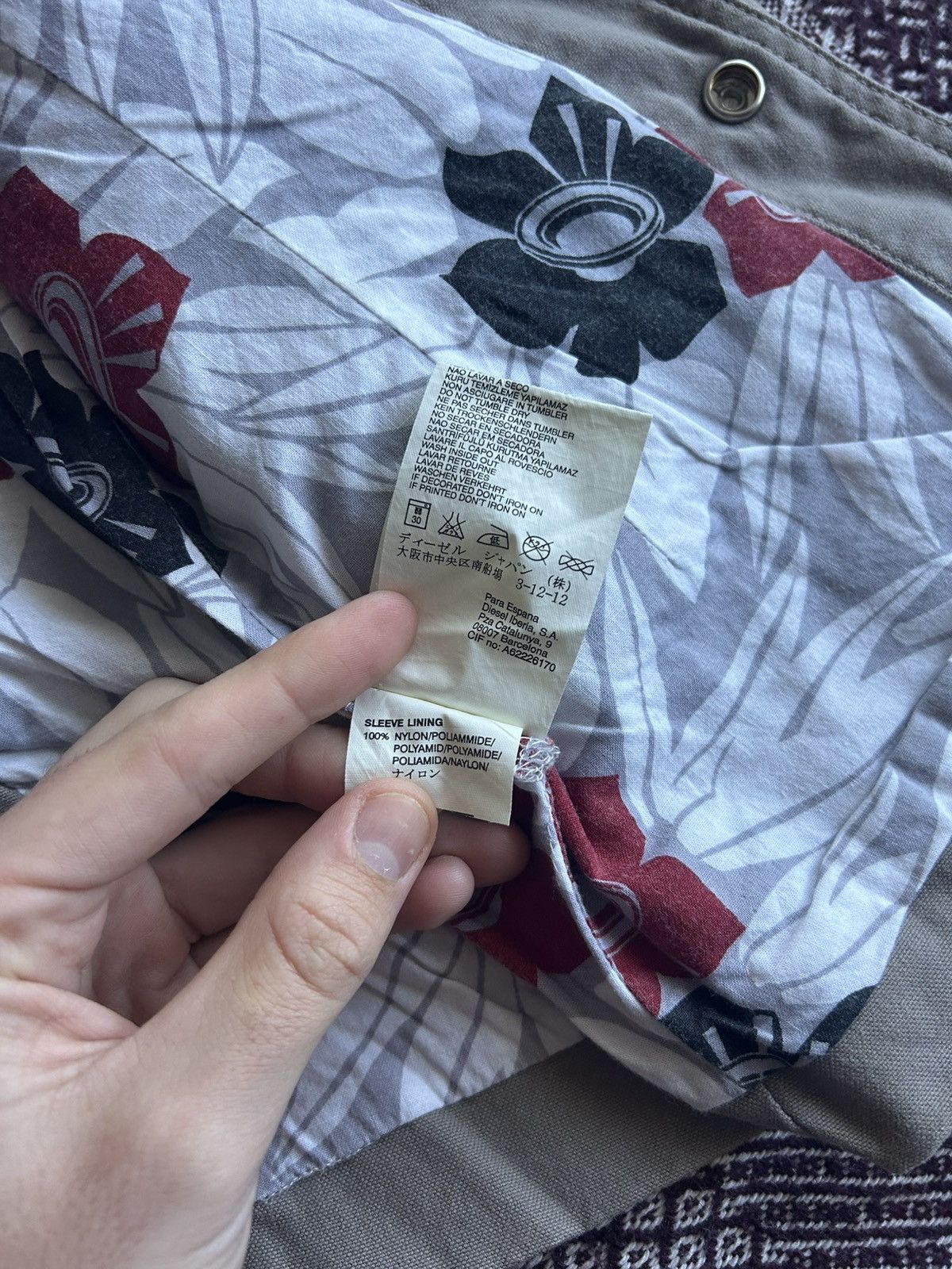 Diesel × Vintage Diesel Vintage Jacket Floral Pattern Y2K Style Size S Rare Size S / US 4 / IT 40 - 10 Thumbnail