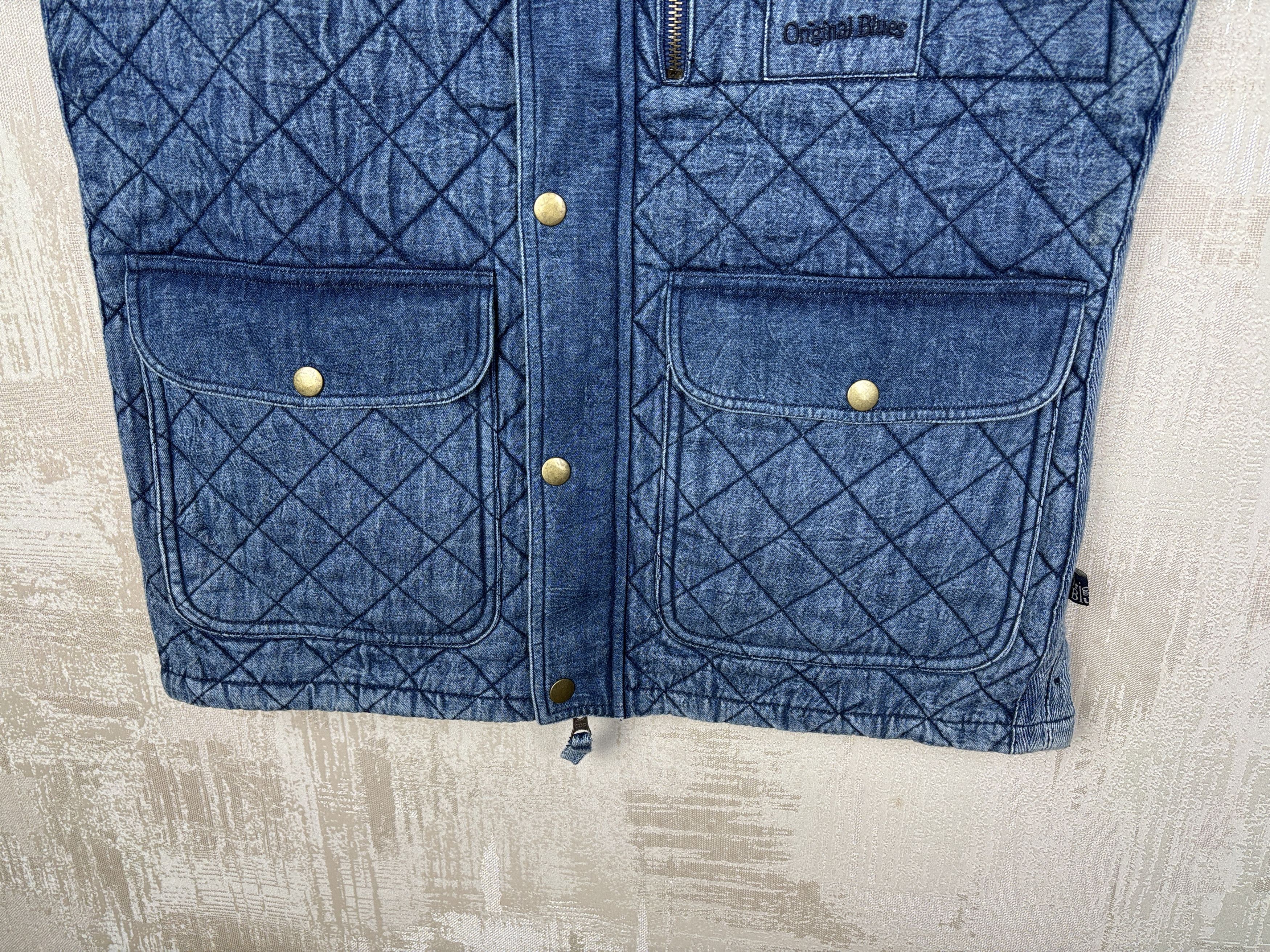 Other UK Original Blues Quilted Denim Vest Size US M / EU 48-50 / 2 - 6 Thumbnail