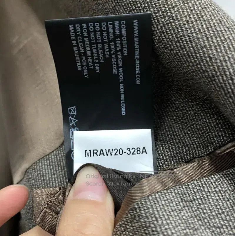 Martine Rose Martine Rose Coffee Long Sleeve Outerwear . Size US S / EU 44-46 / 1 - 7 Thumbnail