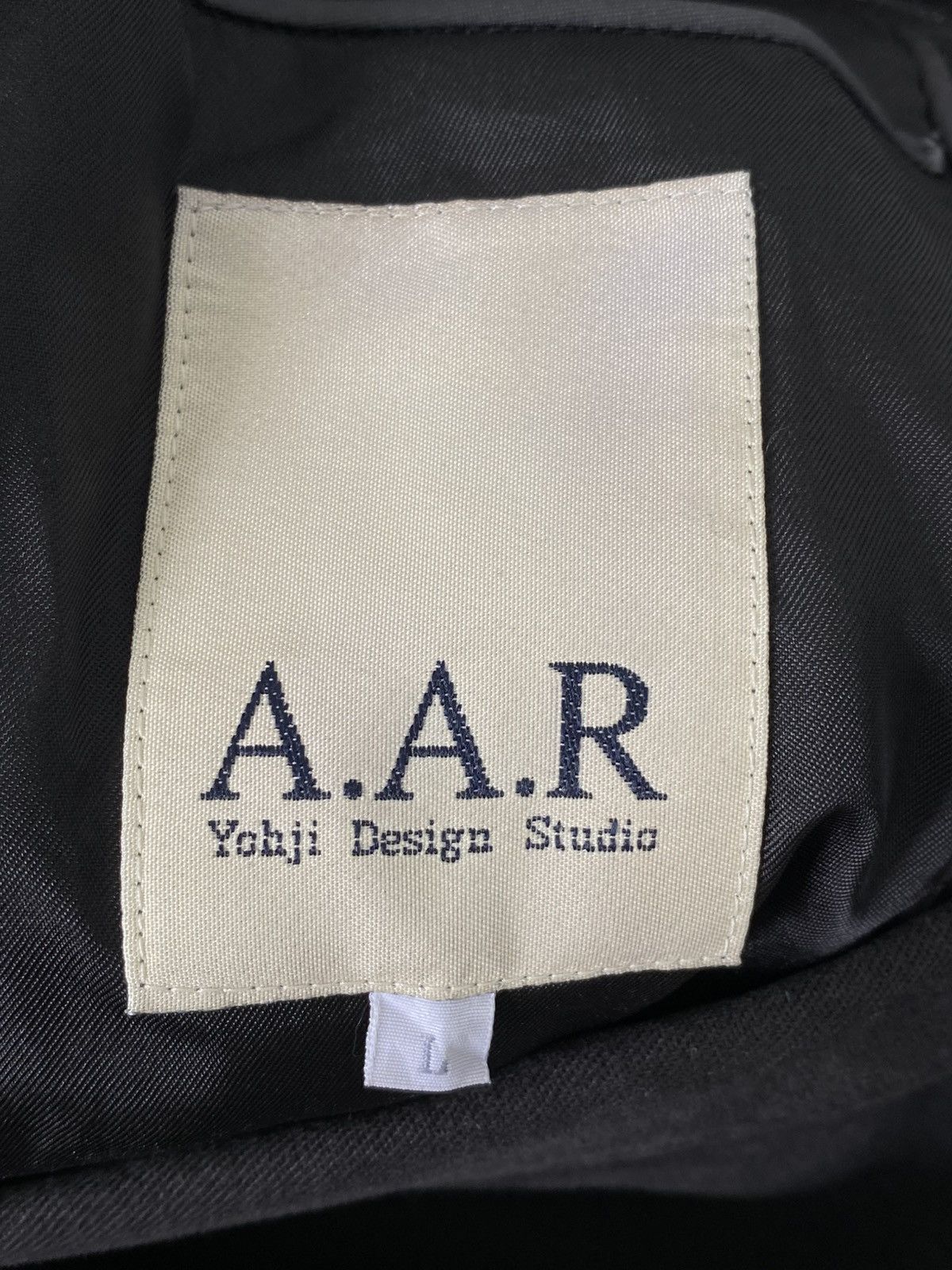 Yohji Yamamoto Vintage 90's A.A.R Yohji Design Studio Cotton Blazer Jacket Size US L / EU 52-54 / 3 - 2 Thumbnail
