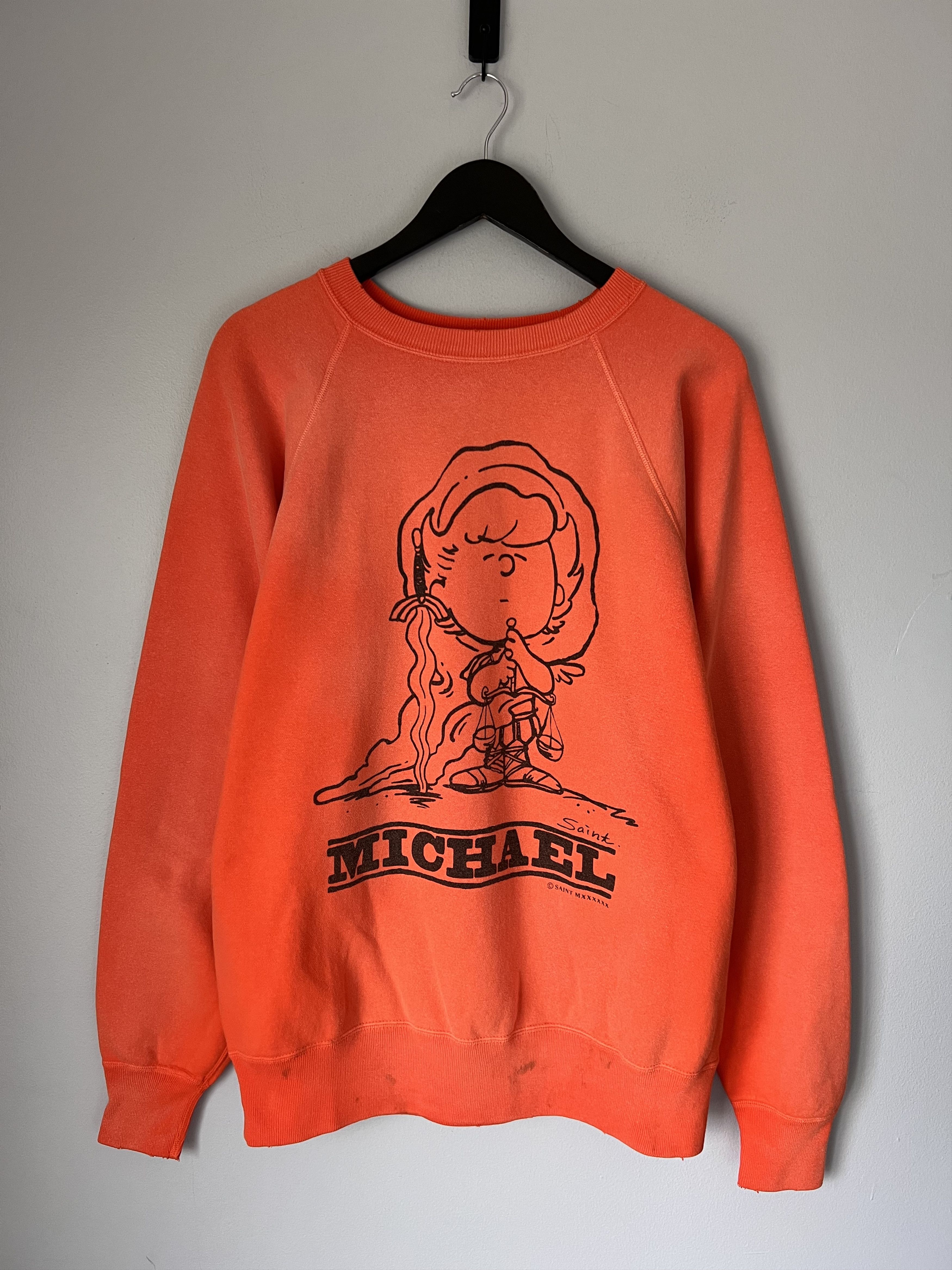 Saint Michael Saint Michael Peanuts Linus Crewneck in Orange Size US L / EU 52-54 / 3 - 1 Thumbnail